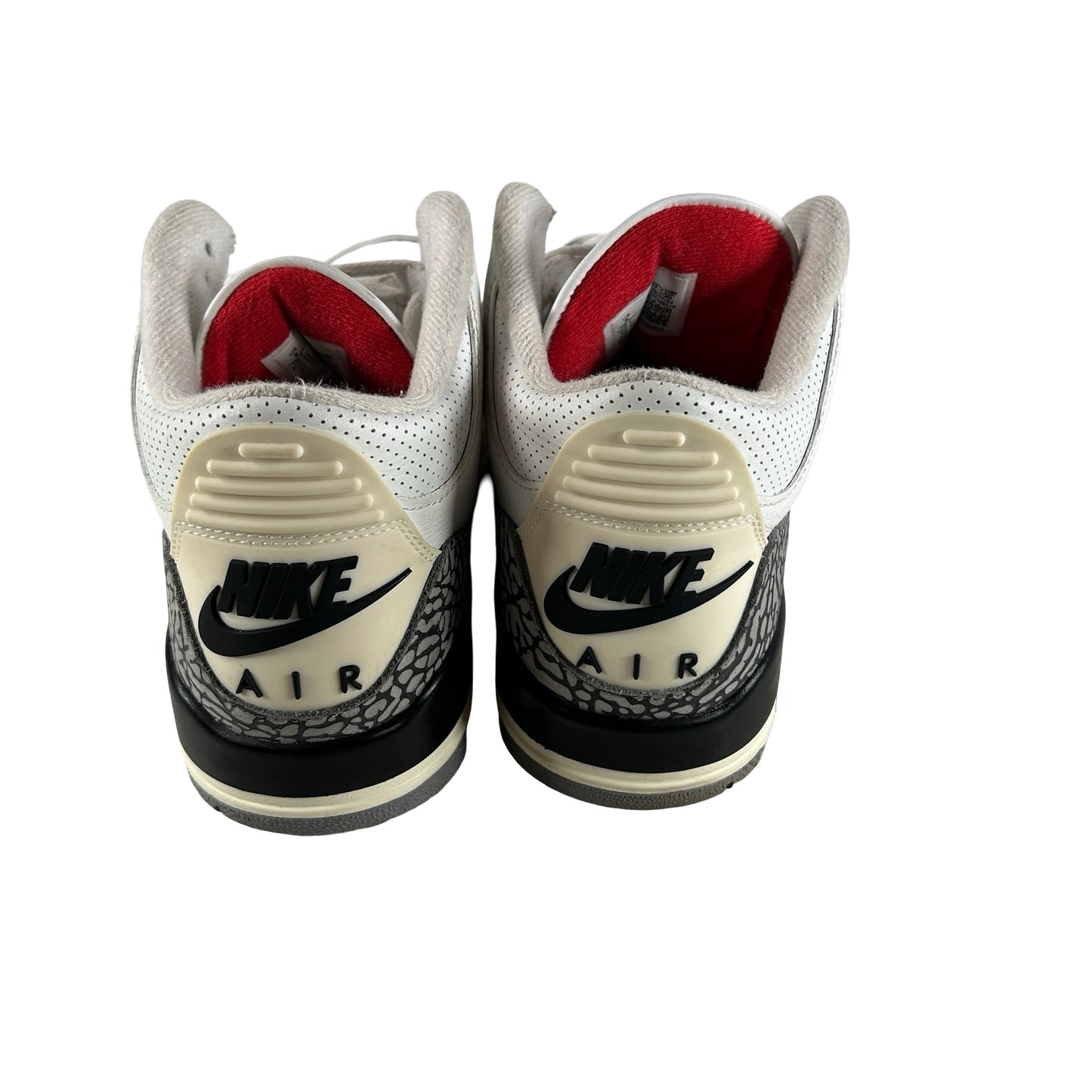 DN3707 100 Jordan 3 Retro White Cement Reimagined [USED] - 8 M (Used) (Replace Box)