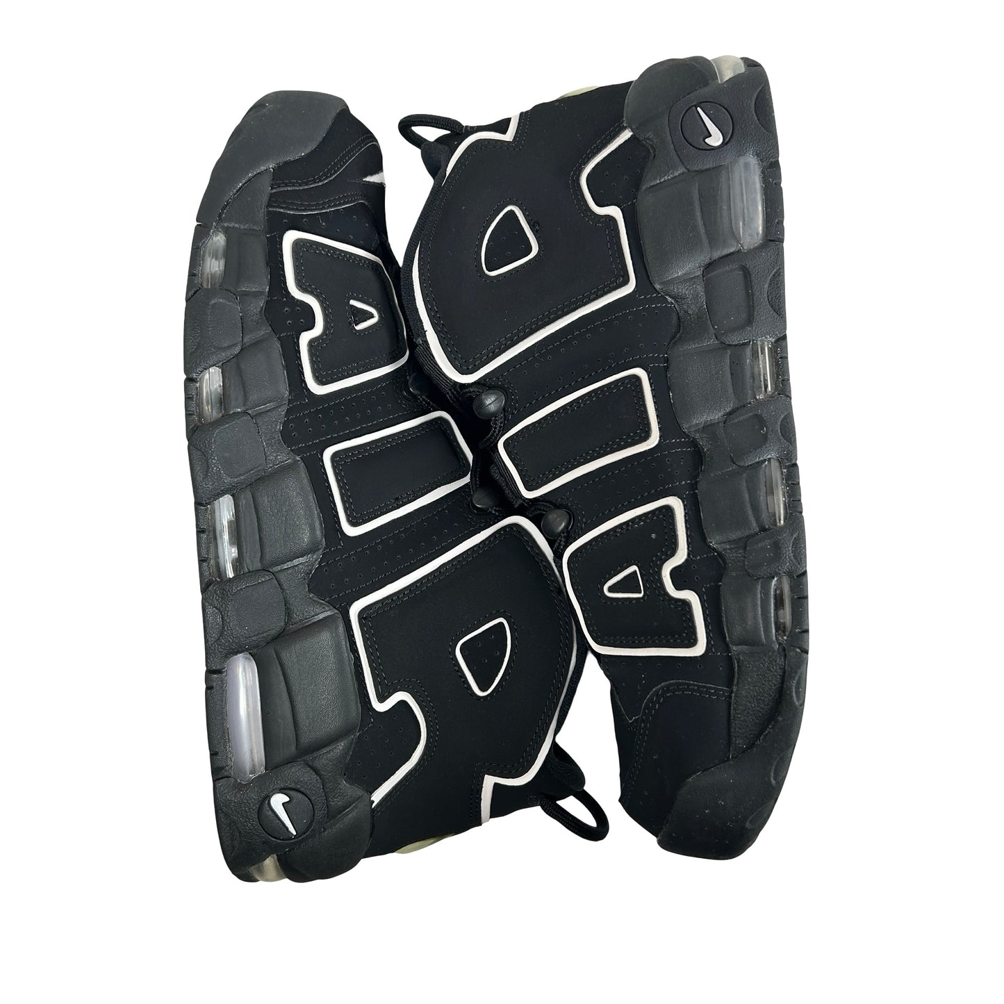 414962 002 Nike Air More Uptempo Black White [USED] - 12 M (Used)