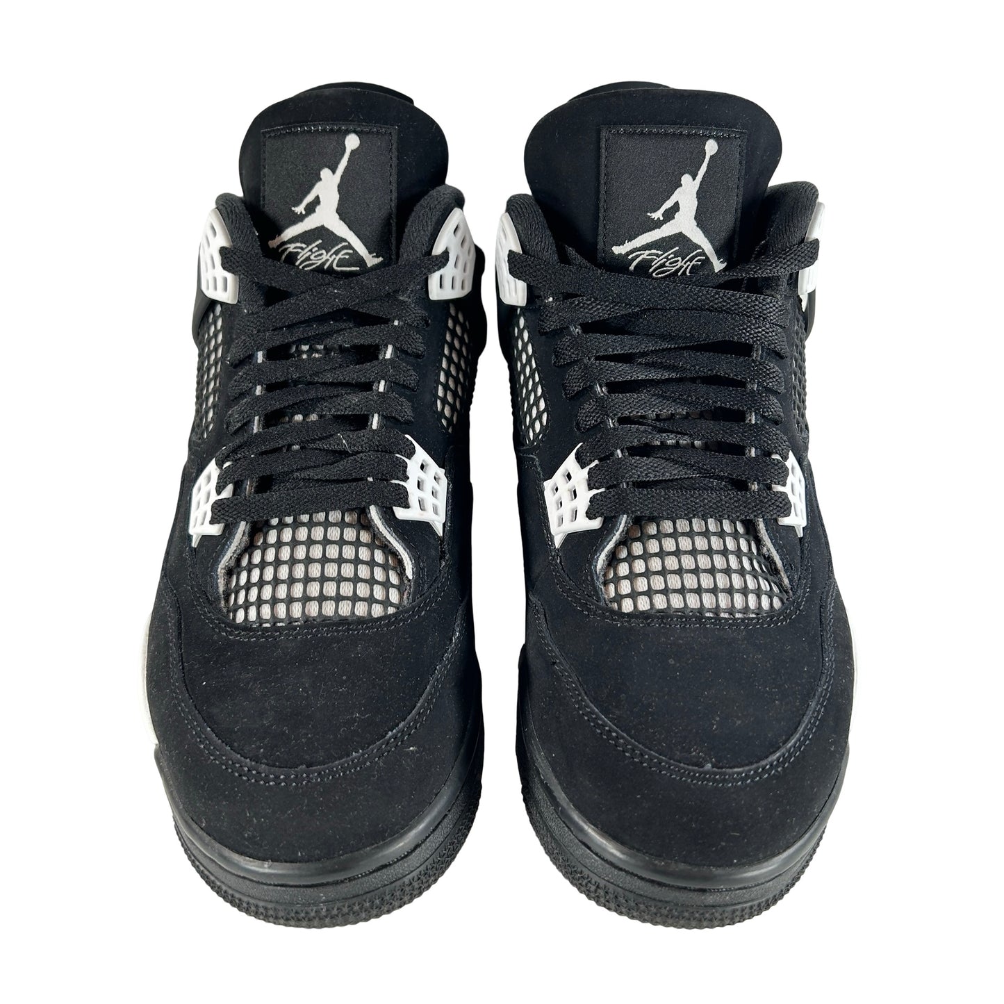 FQ8138 001  Jordan 4 Retro White Thunder [USED] - 10 M (Used5)
