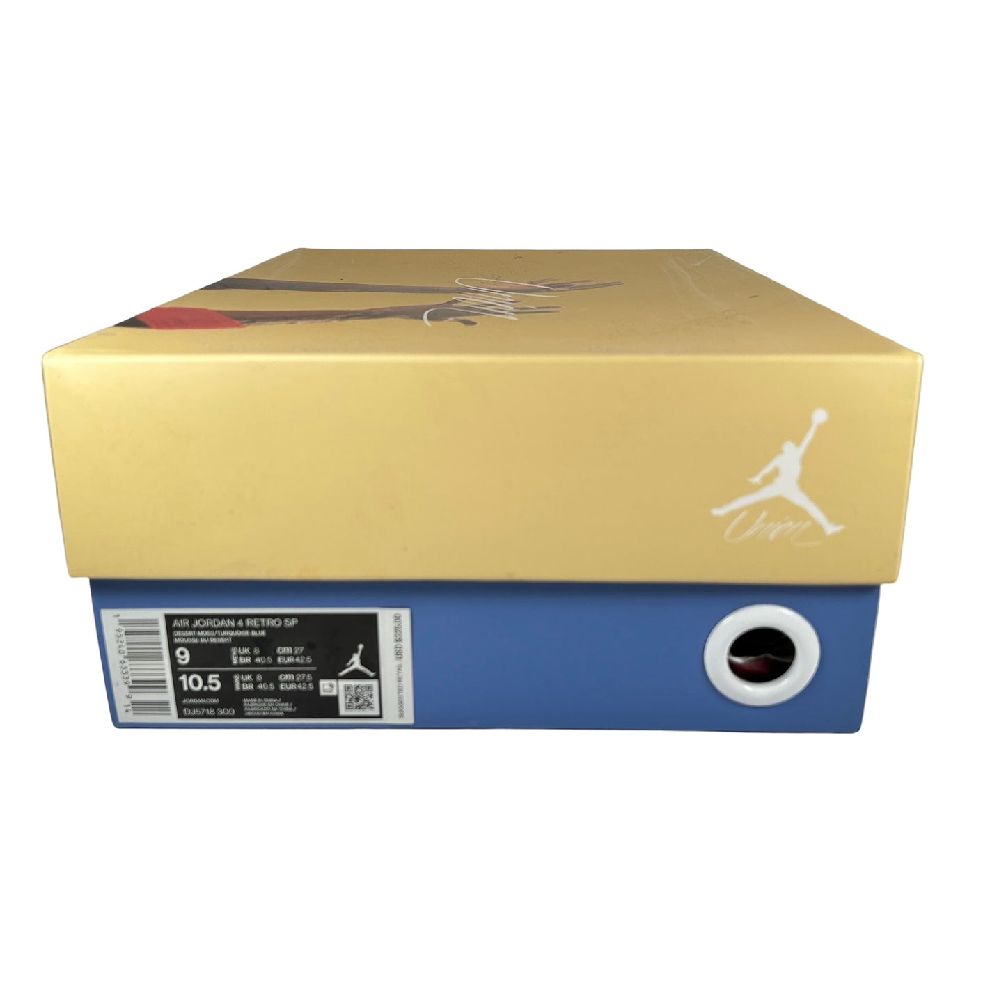 DJ5718 300 Jordan 4 Union Desert Moss [USED] - 9 M (Used2)