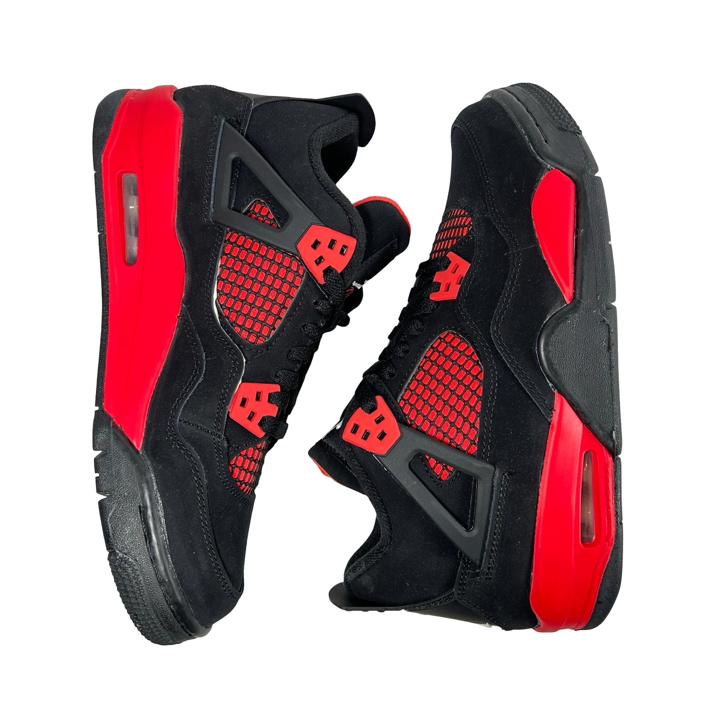 408452 016 Jordan 4 Retro Red Thunder (GS) [CONDITIONAL] - 7 Y (Factory Defect Left Foot)