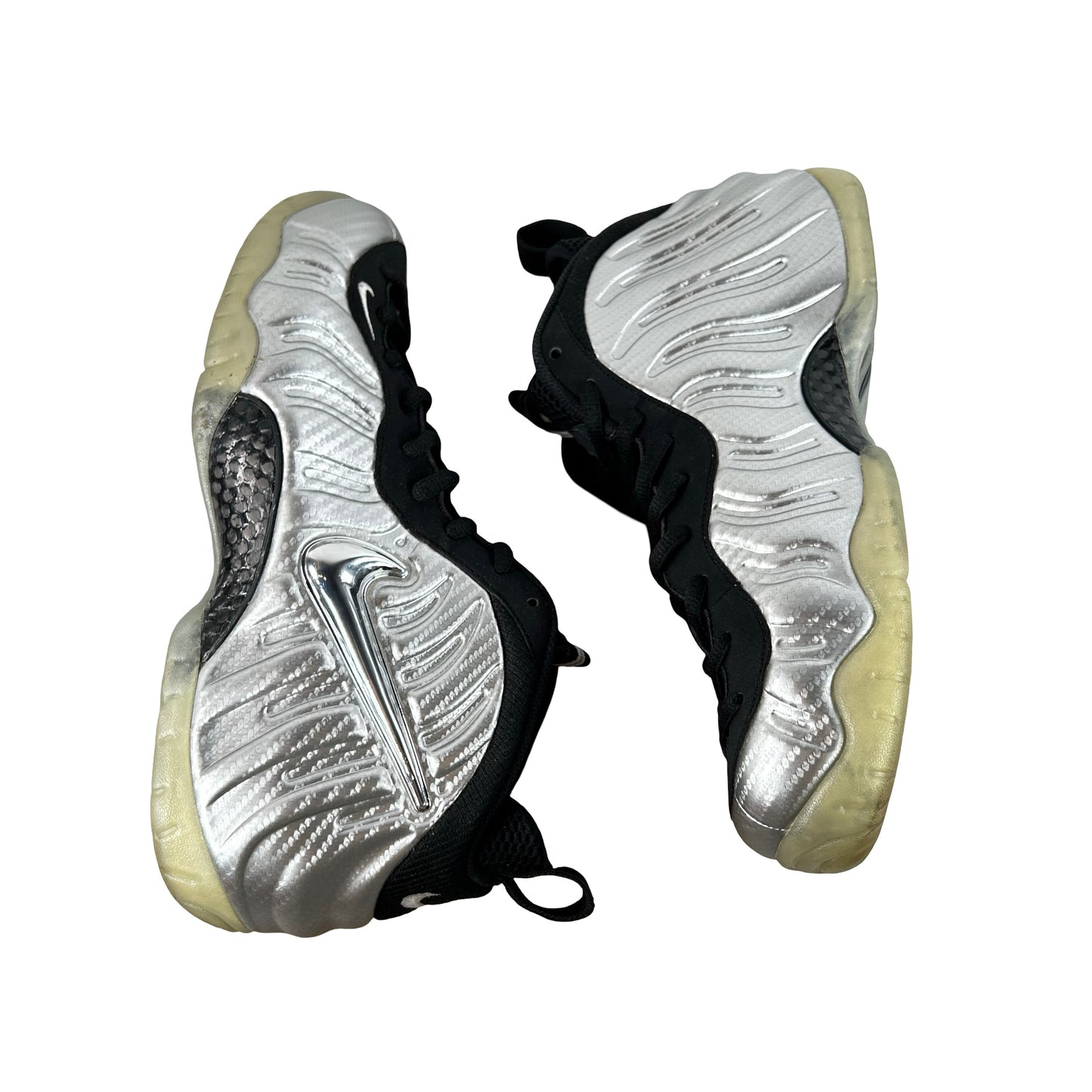 616750 004 Nike Air Foamposite Pro Silver Surfer [USED] - 11 M (Used) (Replace Box)