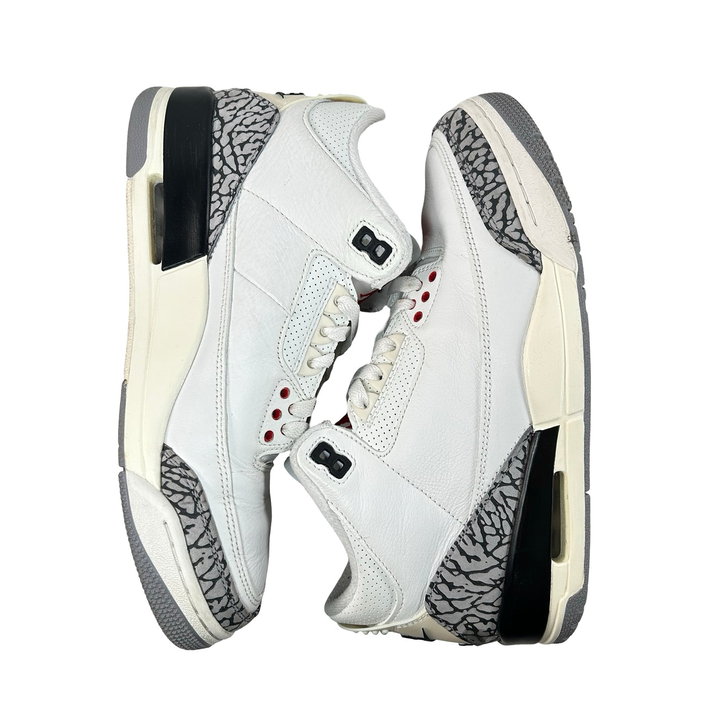 DN3707 100 Jordan 3 Retro White Cement Reimagined [USED] - 8 M (Used10)