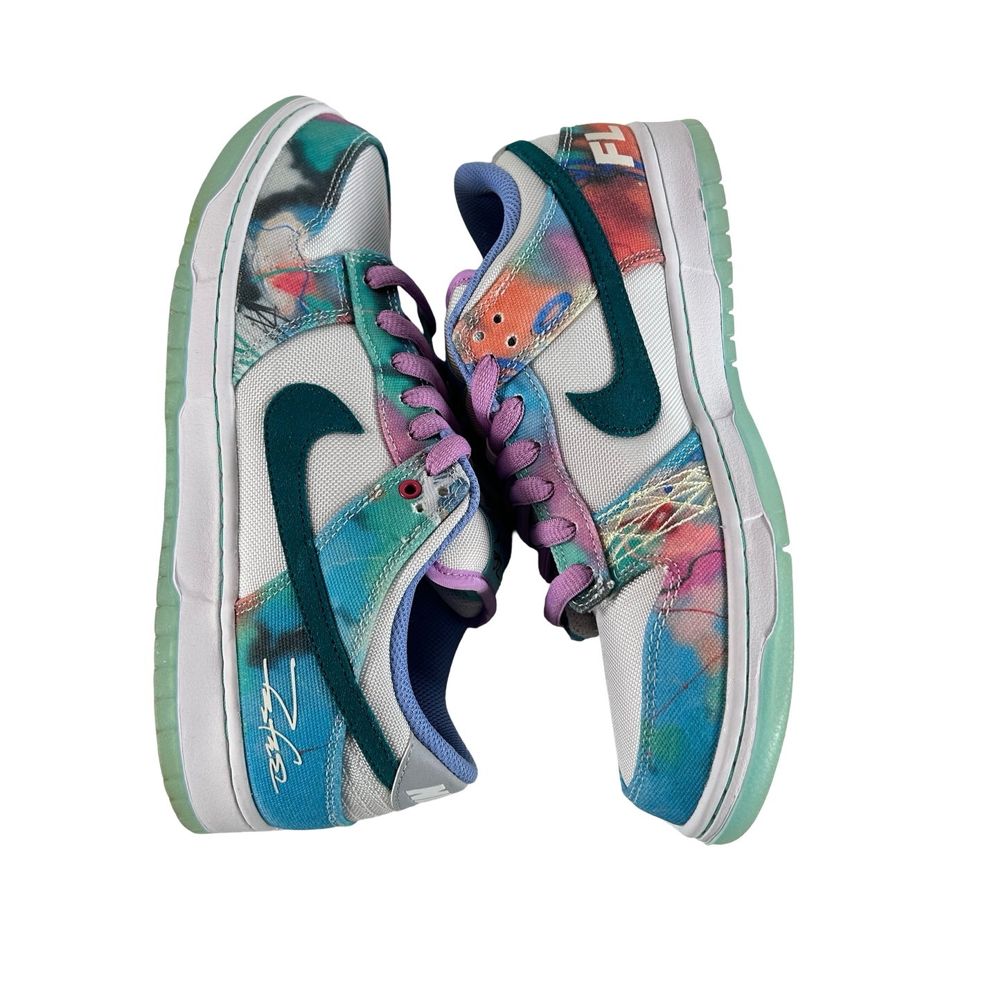 HF6061 400 Nike SB Dunk Low Futura Laboratories Bleached Aqua [USED] - 9 M (Used3)