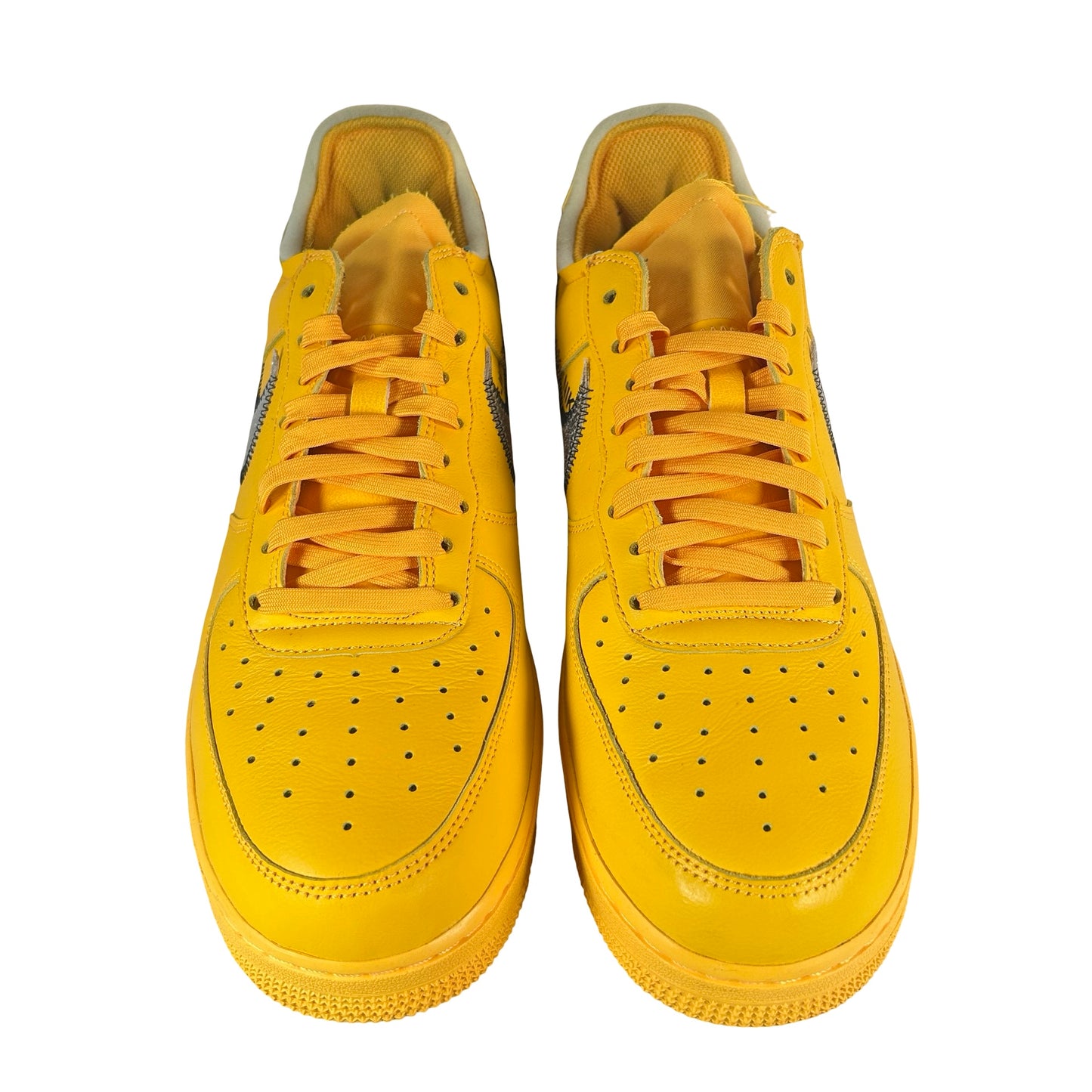 DD1876 700 Nike Air Force 1 Low Off-White ICA University Gold [USED] - 10.5 M (Used2)
