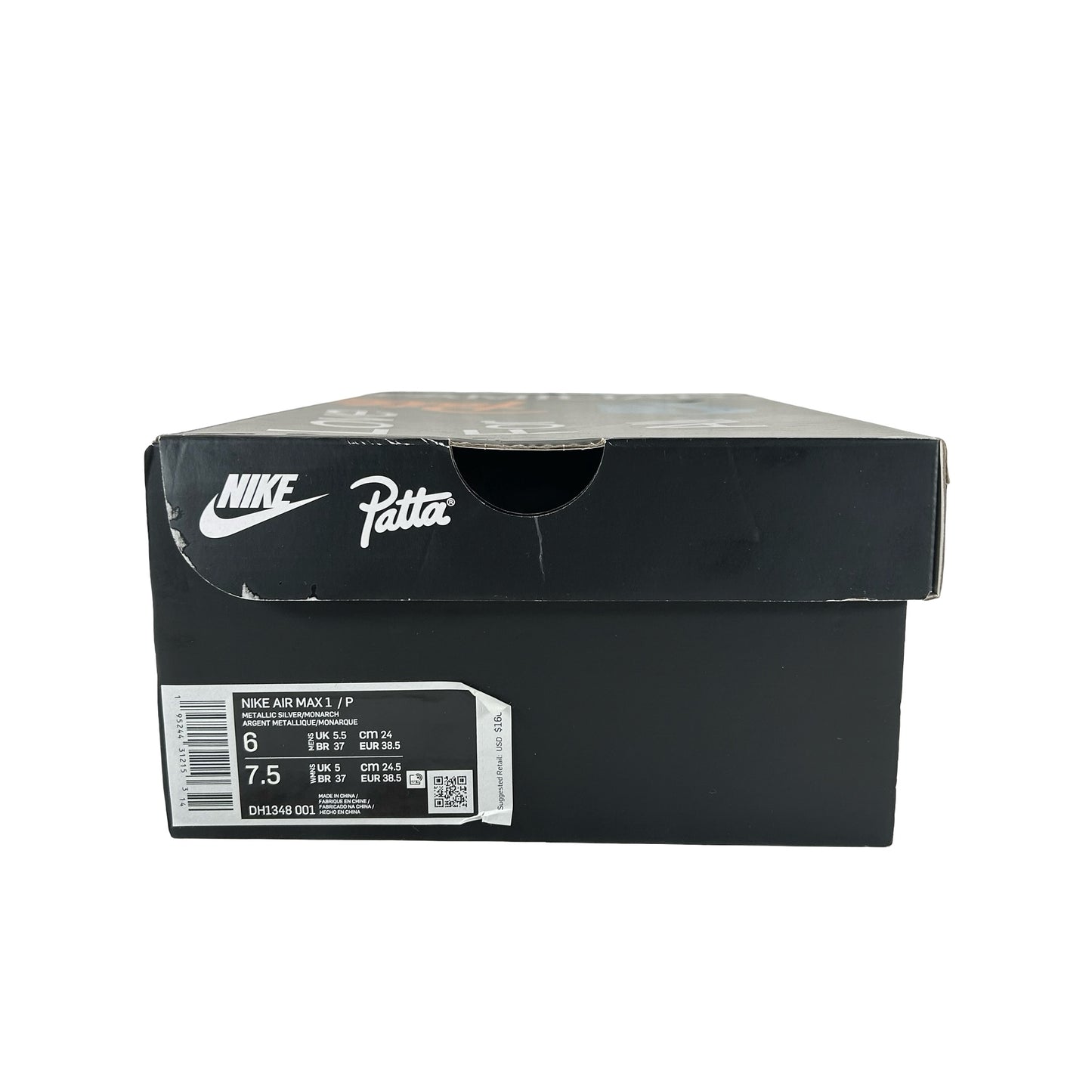 DH1348 001 Nike Air Max 1 Patta Waves Monarch (with Bracelet) [USED] - 6 M (Used)
