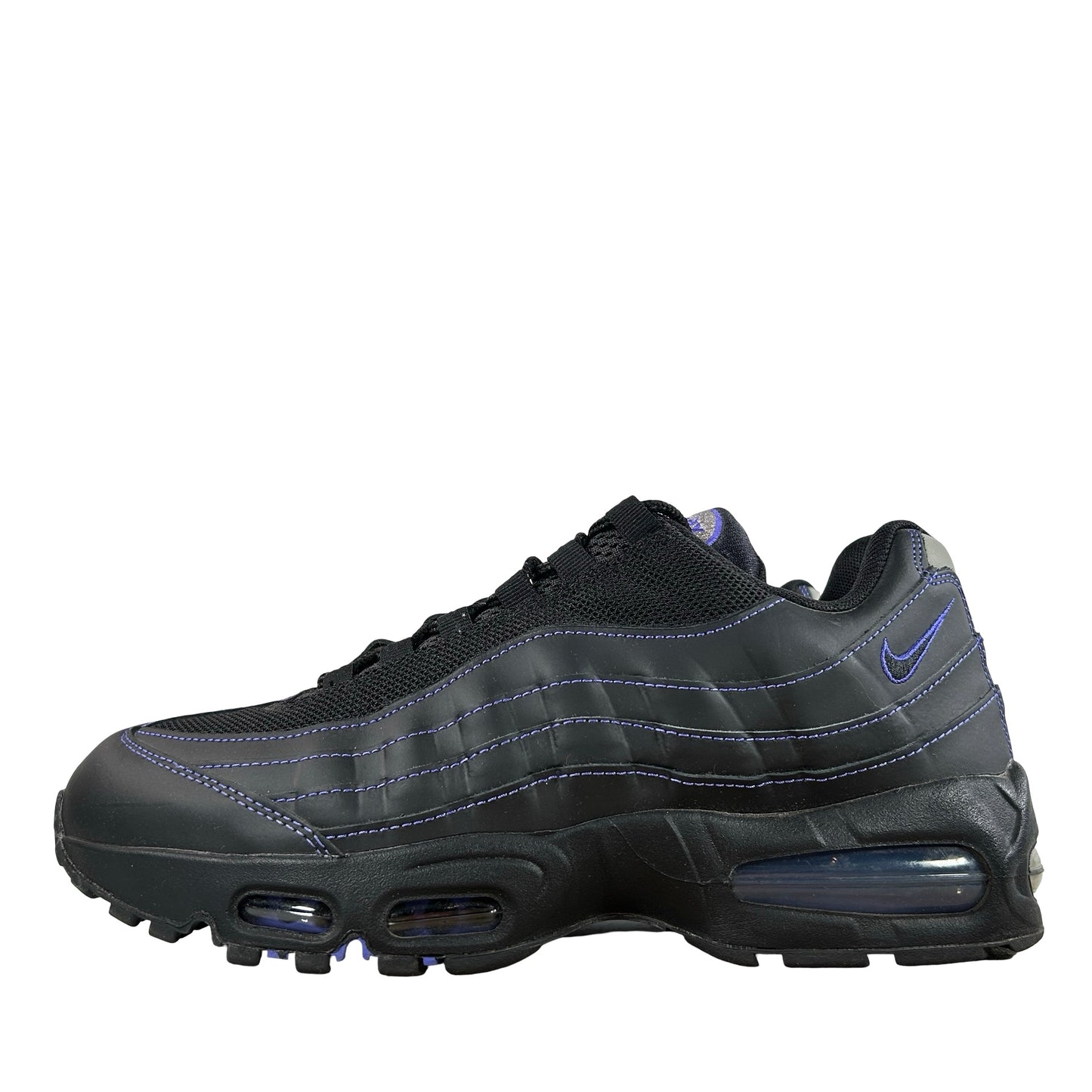 IB7936 001 Nike Air Max 95 OG Big Bubble Black Persian Violet [USED] - 9 M (Used)