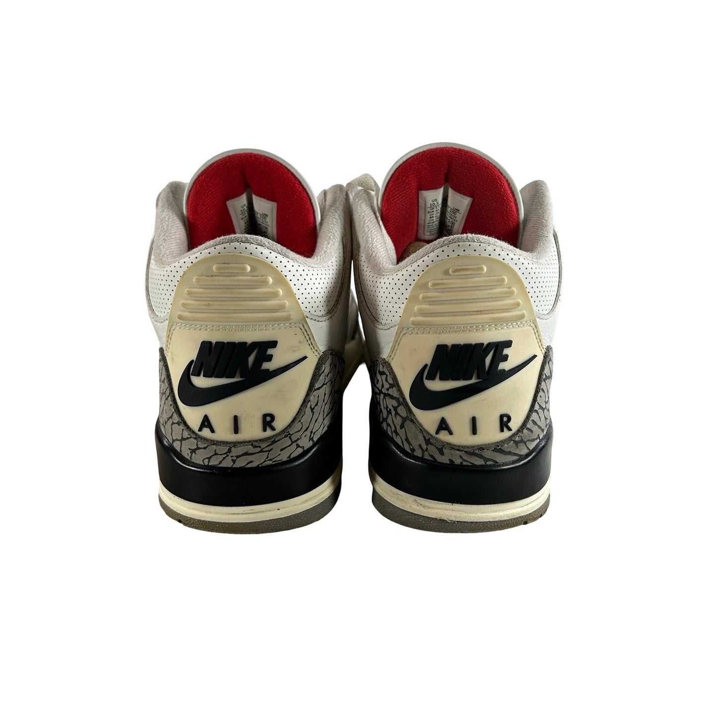 DN3707 100 Jordan 3 Retro White Cement Reimagined [USED] - 10.5 M (Used) (Replace Box)