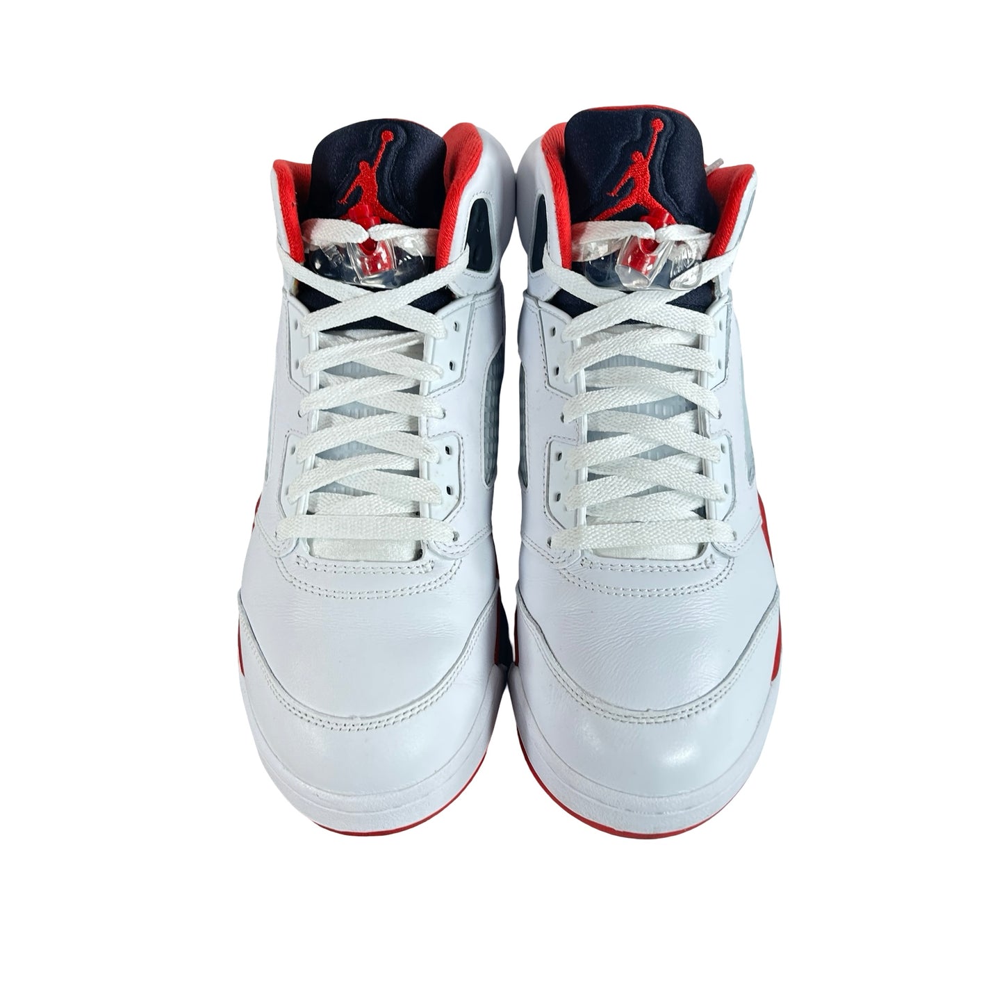 HQ7978 101 Jordan 5 Retro Fire Red Black Tongue (2025) [USED] - 9.5 M (Used4)