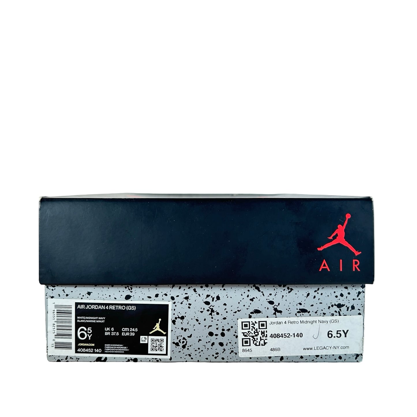 408452 140 Jordan 4 Retro Midnight Navy (GS) [USED] - 6.5 Y (Used)