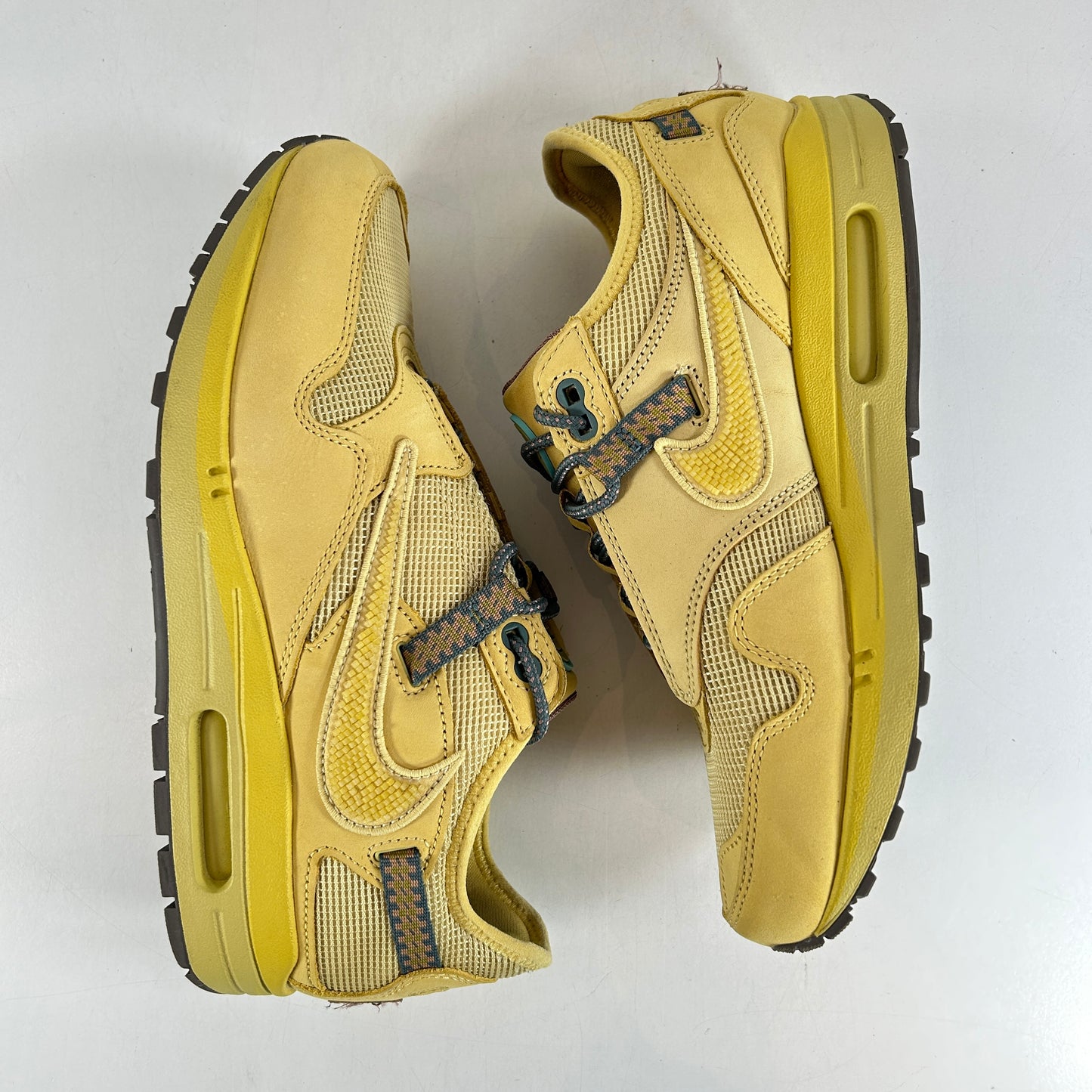 DO9392 700 Nike Air Max 1 Travis Scott Cactus Jack Saturn Gold [USED] - 8.5 M (Used) (Replace Box)