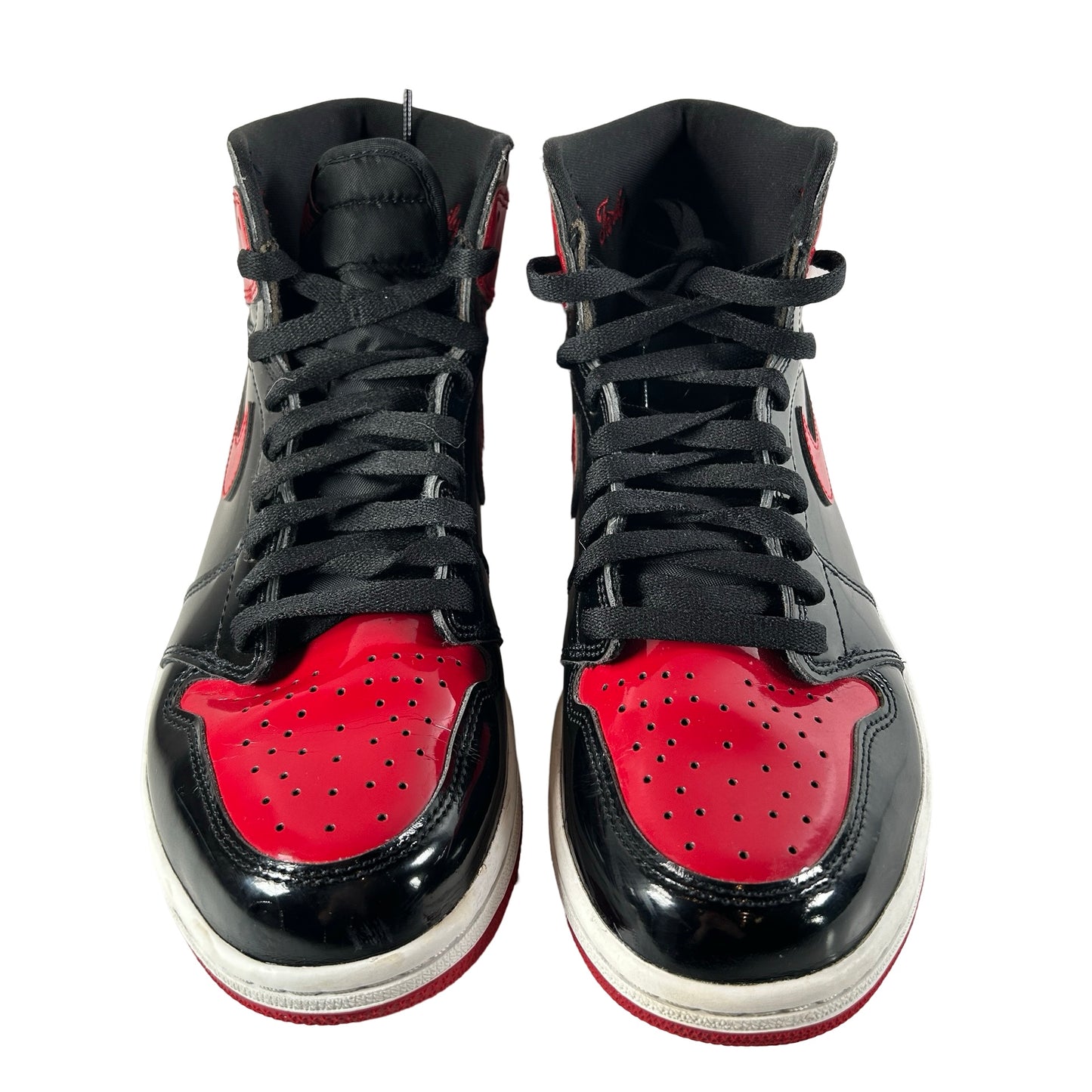 555088 063 Jordan 1 Retro High OG Patent Bred [USED] - 10.5 M (Used) (No Box)