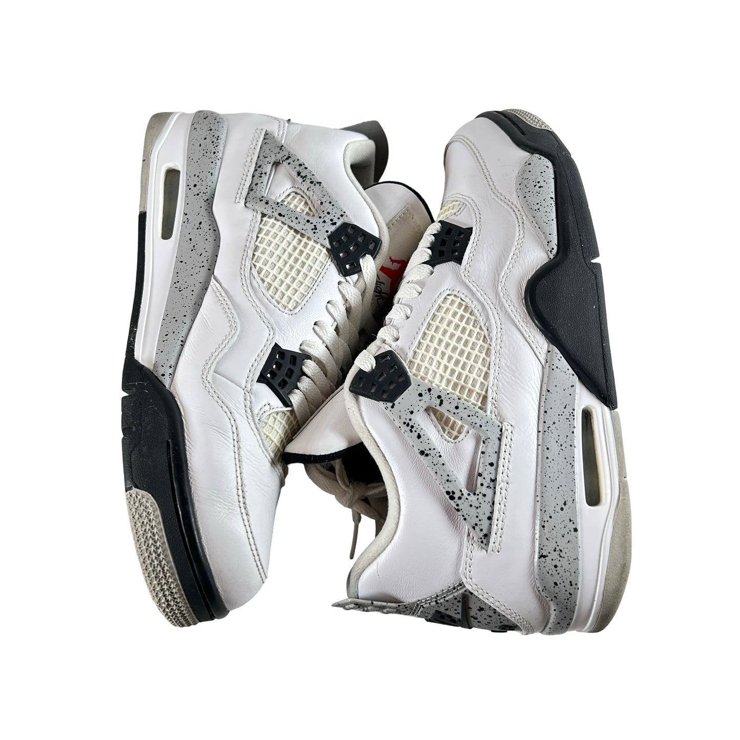 840606 192 Jordan 4 White Cement [USED] - 9.5 M (Used6)