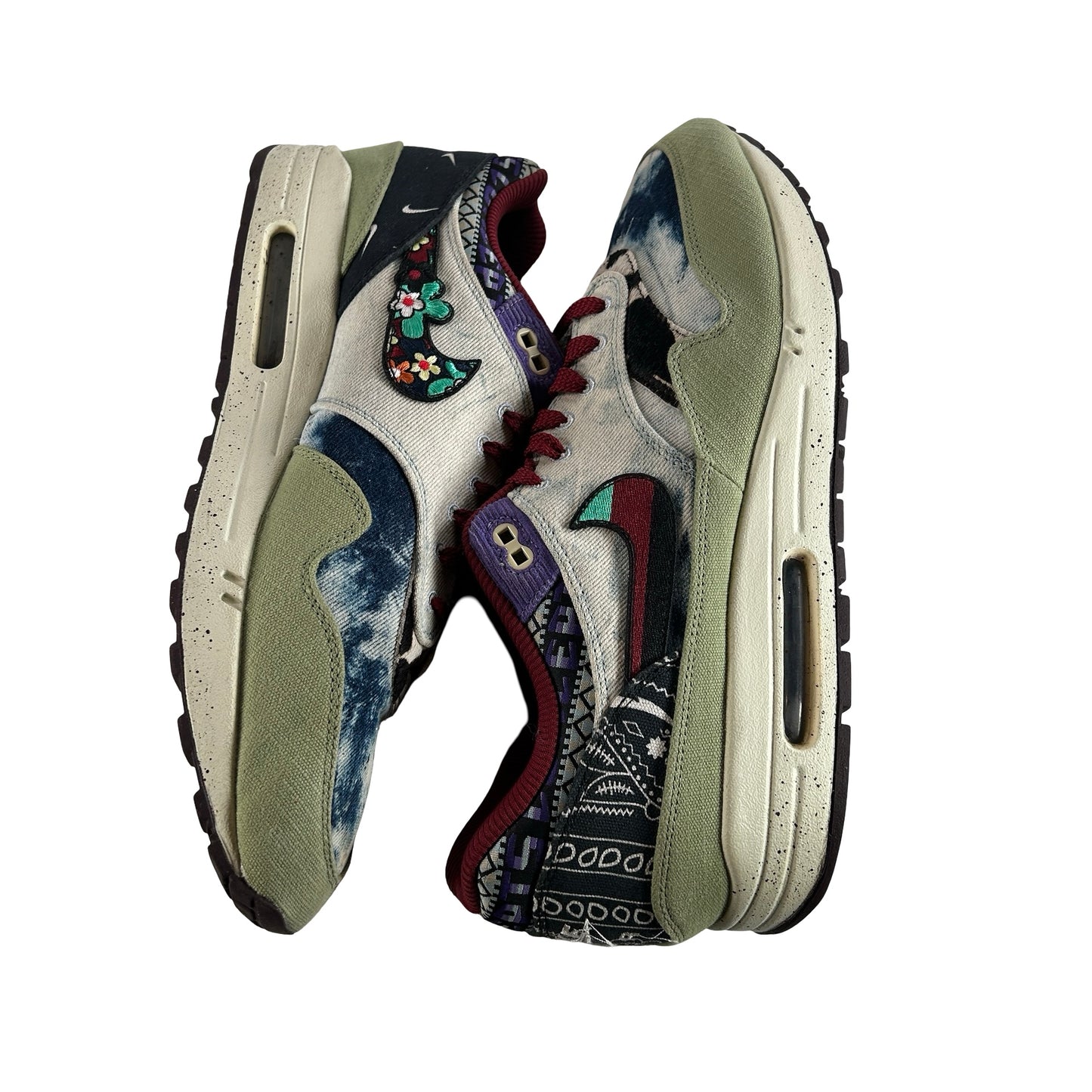 DN1803 300 Nike Air Max 1 Concepts Denim Oliva Lona