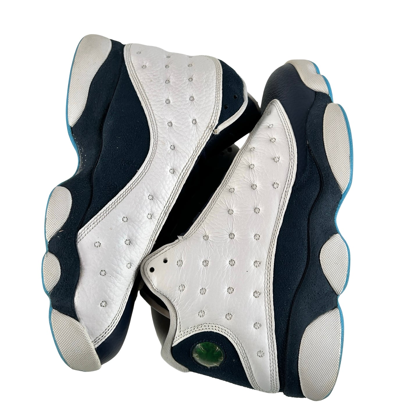 414571 144 Jordan 13 Retro Obsidian Powder Blue White [USED] - 9 M (Used2)