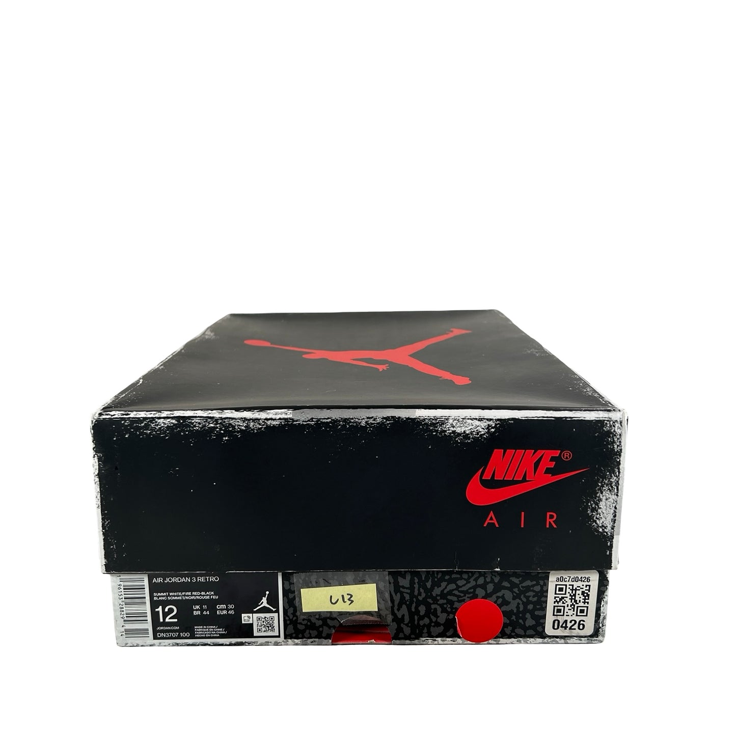 DN3707 100 Jordan 3 Retro White Cement Reimagined [USED] - 12 M (Used13)