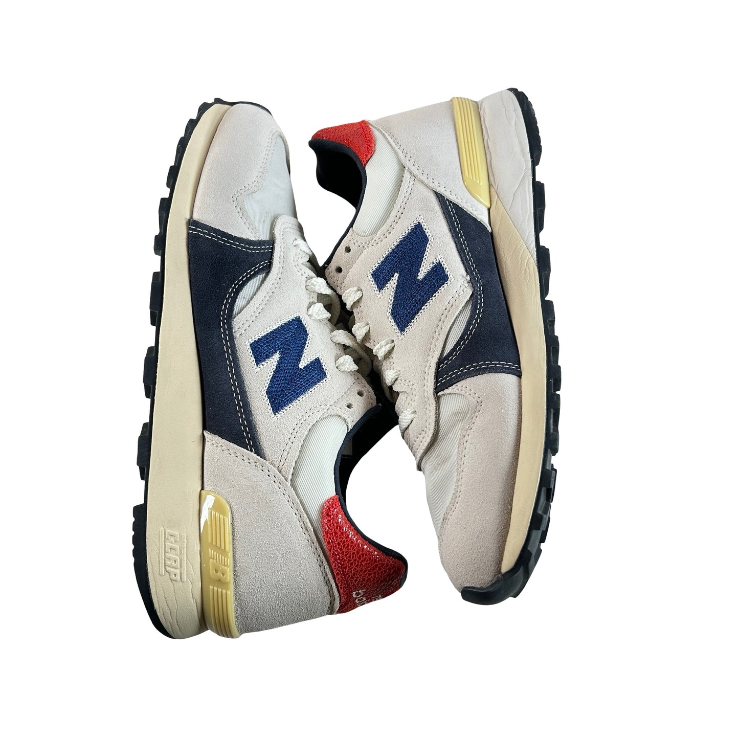 M475AD1 New Balance 475 Aime Leon Dore White Red Blue [USED] - 9 M (Used)
