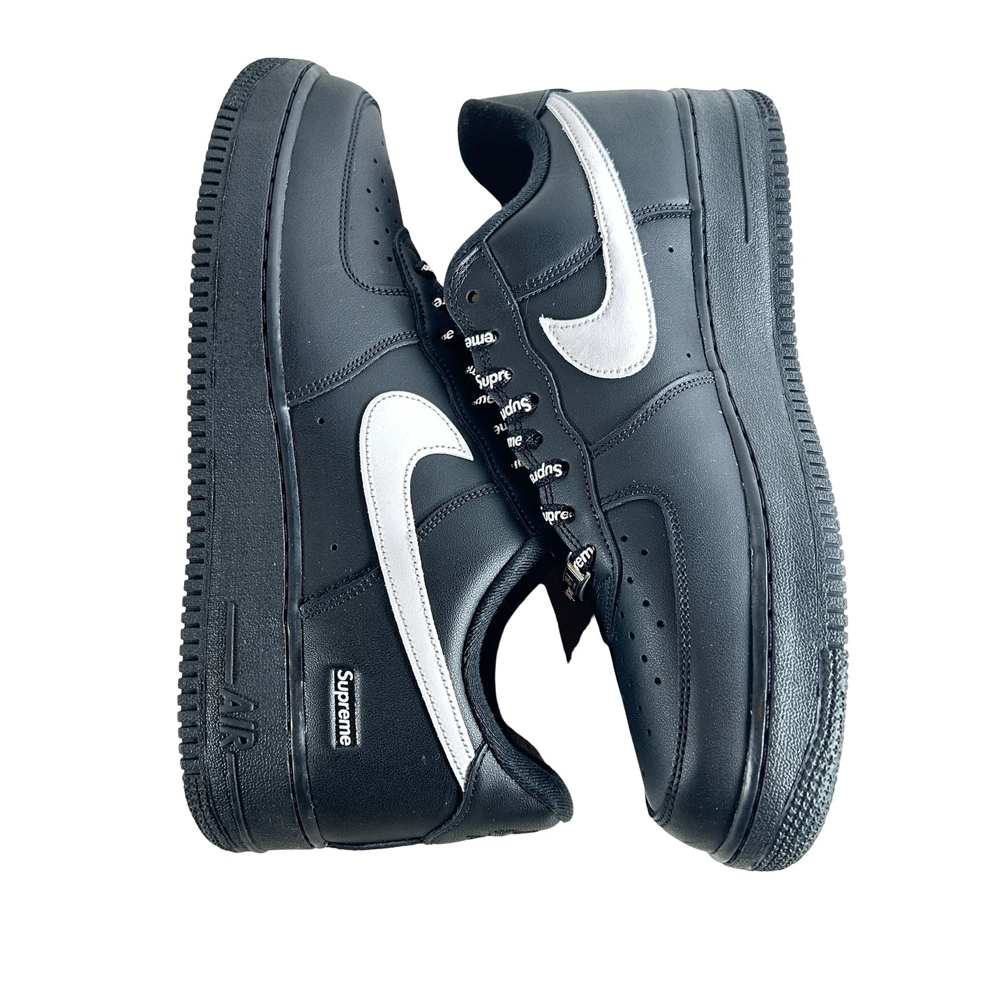 CU9225 002 Nike Air Force 1 Low Supreme Black White [USED] - 11.5 M (Used)