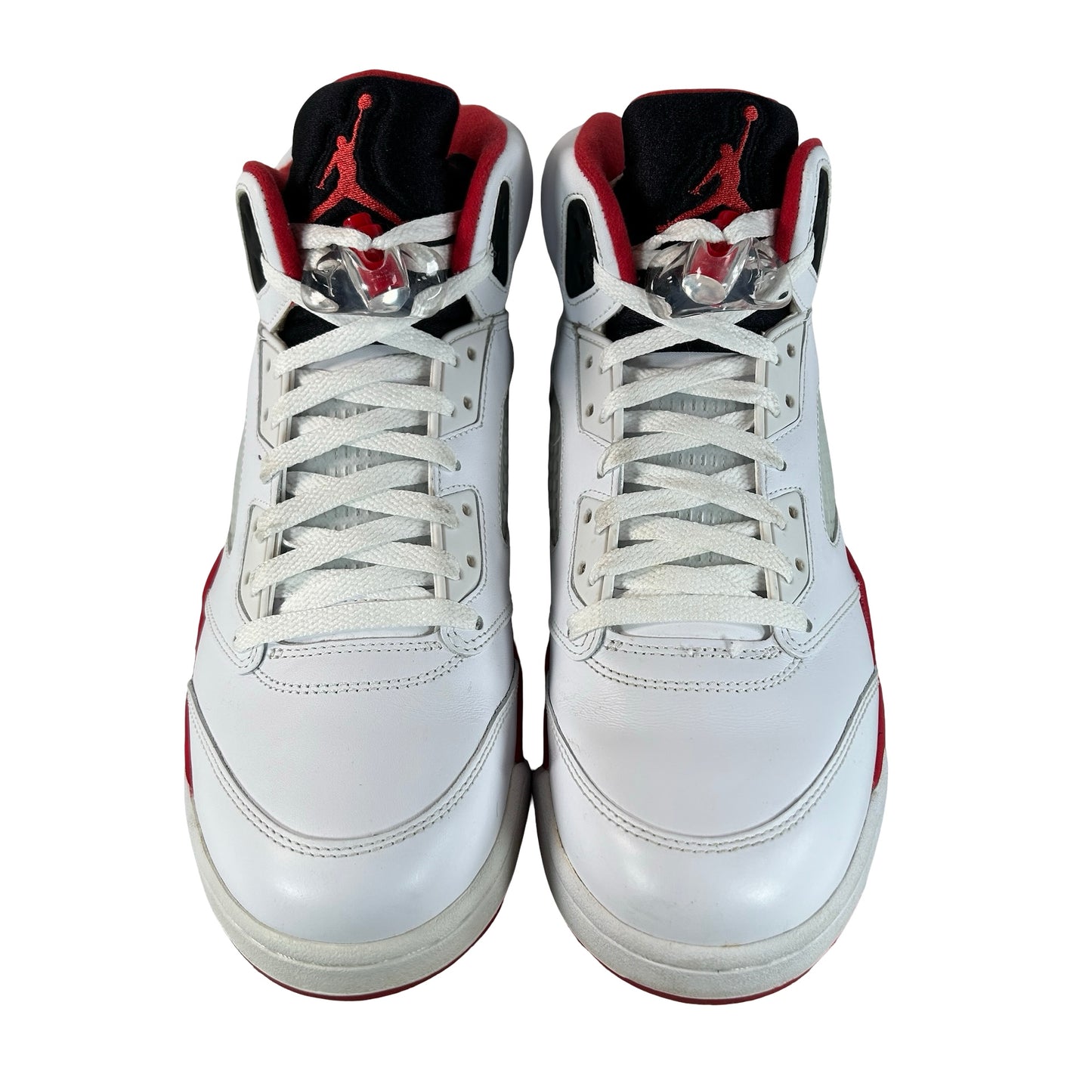 136027 120 Jordan 5 Retro Fire Red Black Tongue (2013) [USED] - 11.5 M (Used)