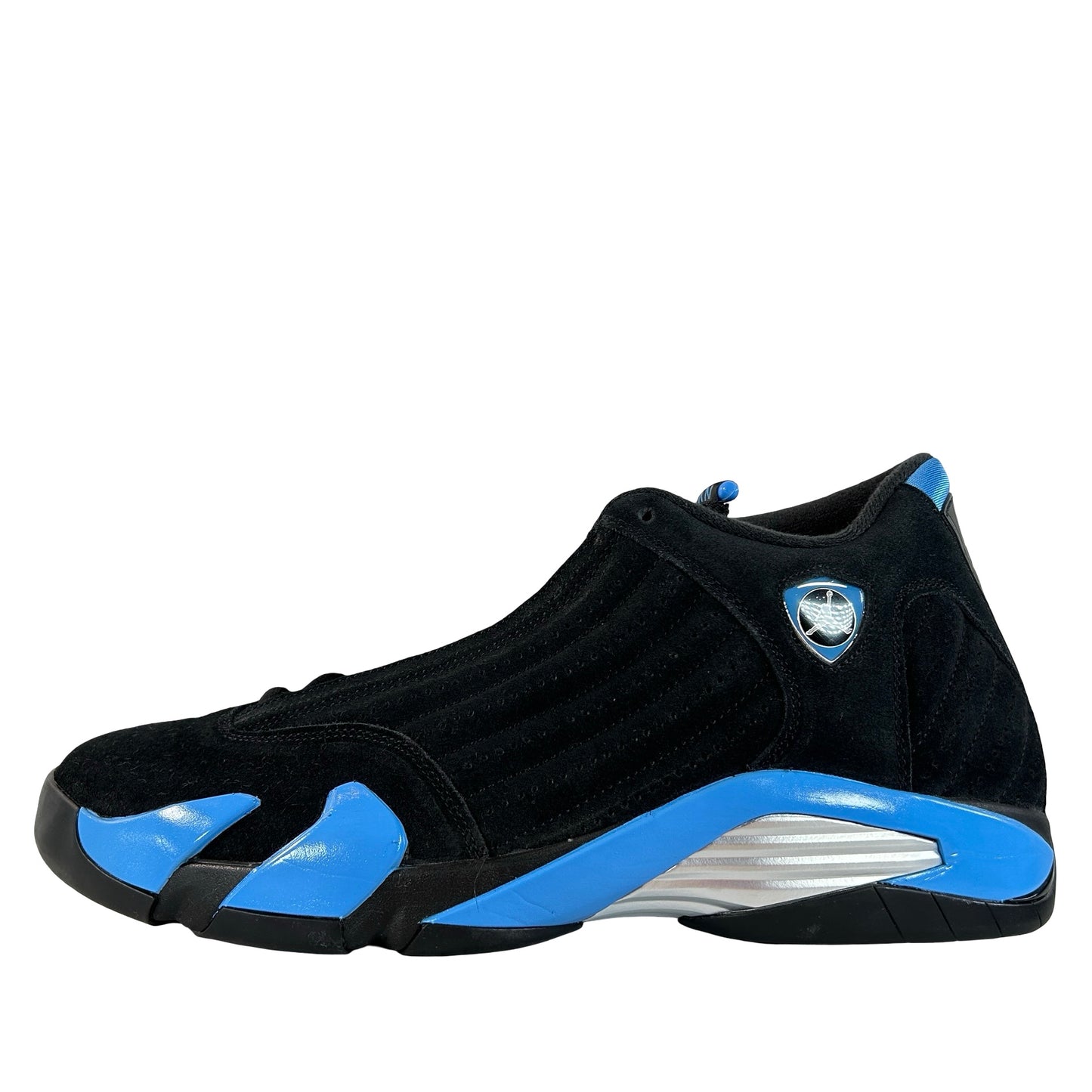 487471 007 Jordan 14 Retro Black University Blue (2026) [USED] - 15 M (Used)