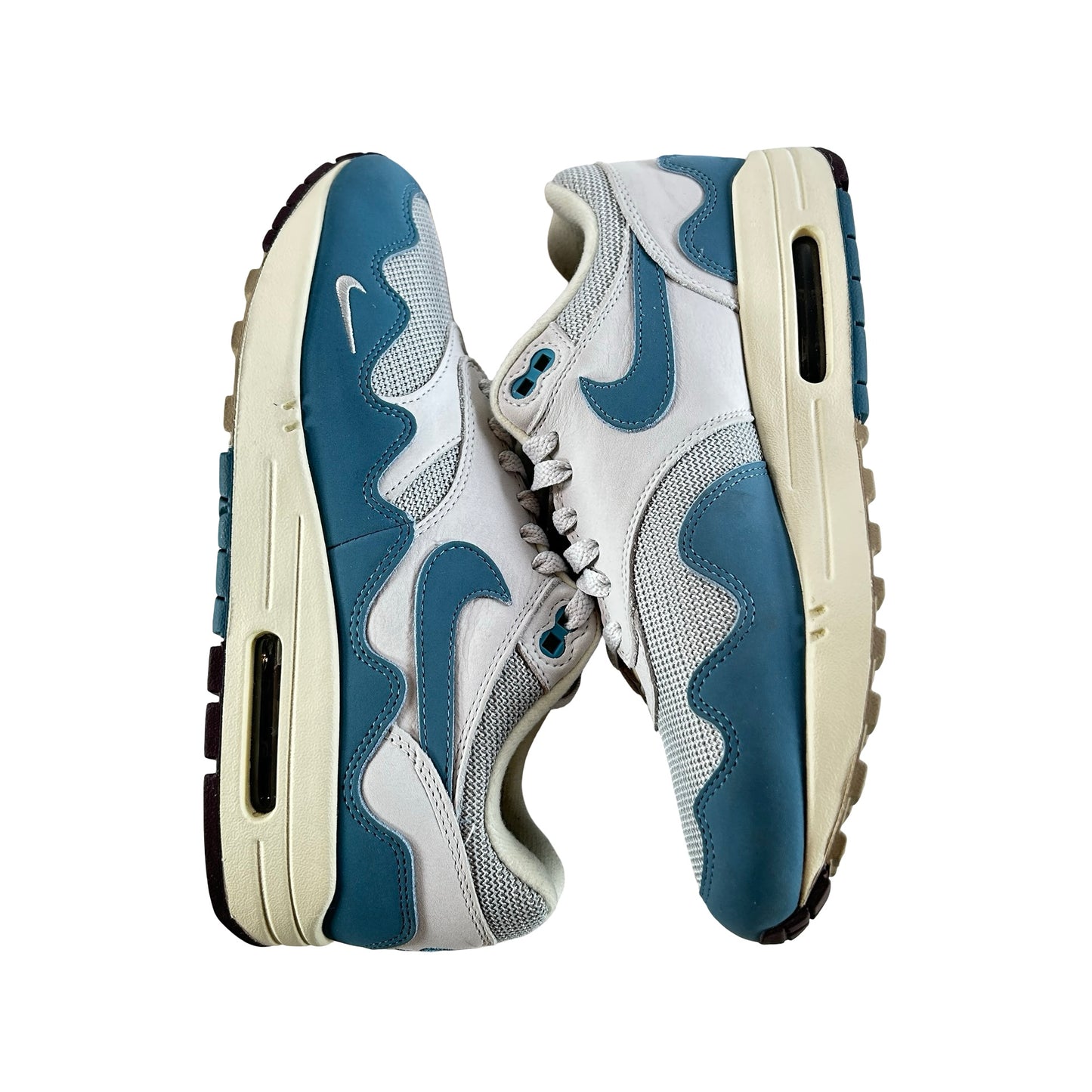 DH1348 004 Nike Air Max 1 Patta Waves Noise Aqua [USED] - 7.5 M (Used)