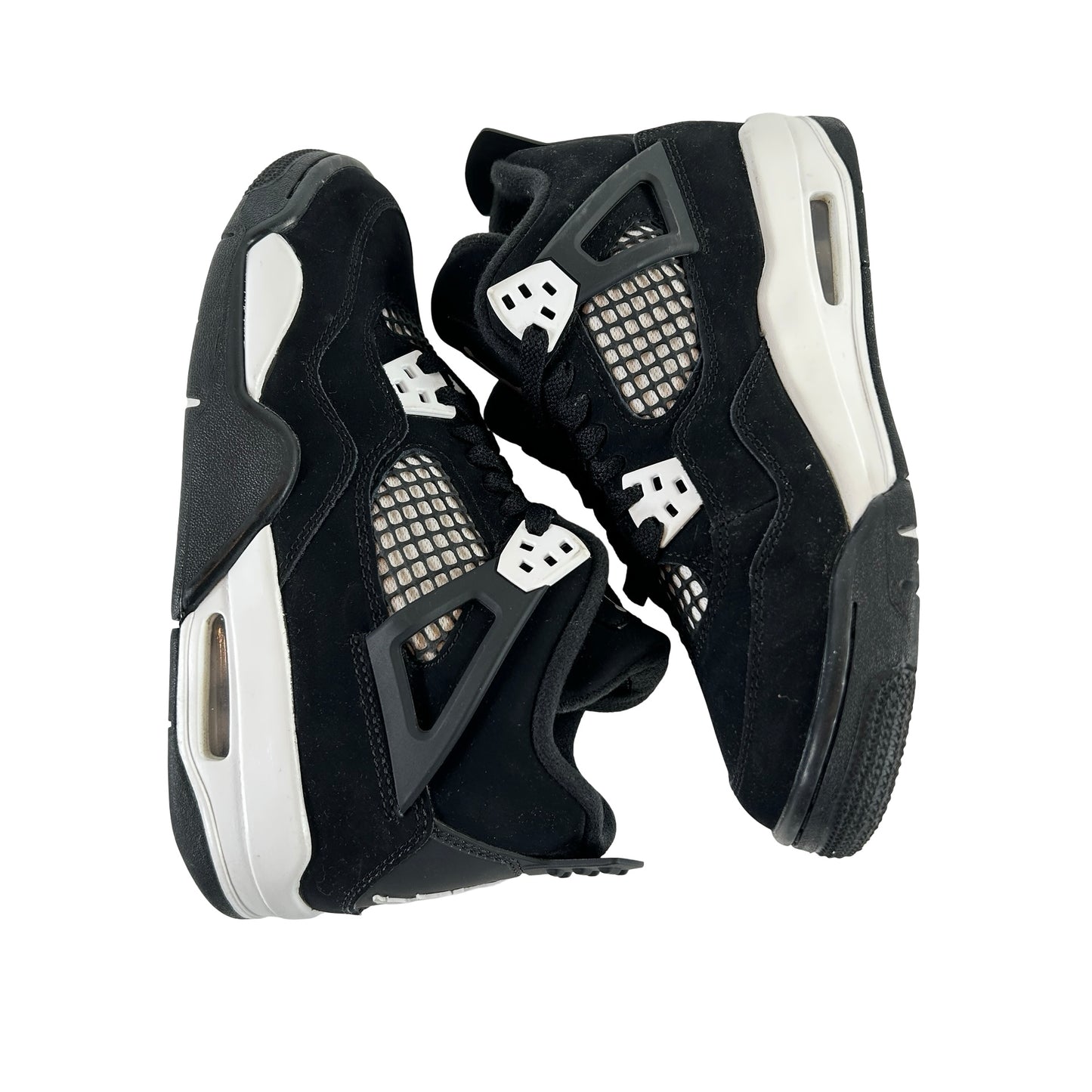 FQ8213 001 Jordan 4 Retro White Thunder (GS) [USED] - 4.5 Y (Used)
