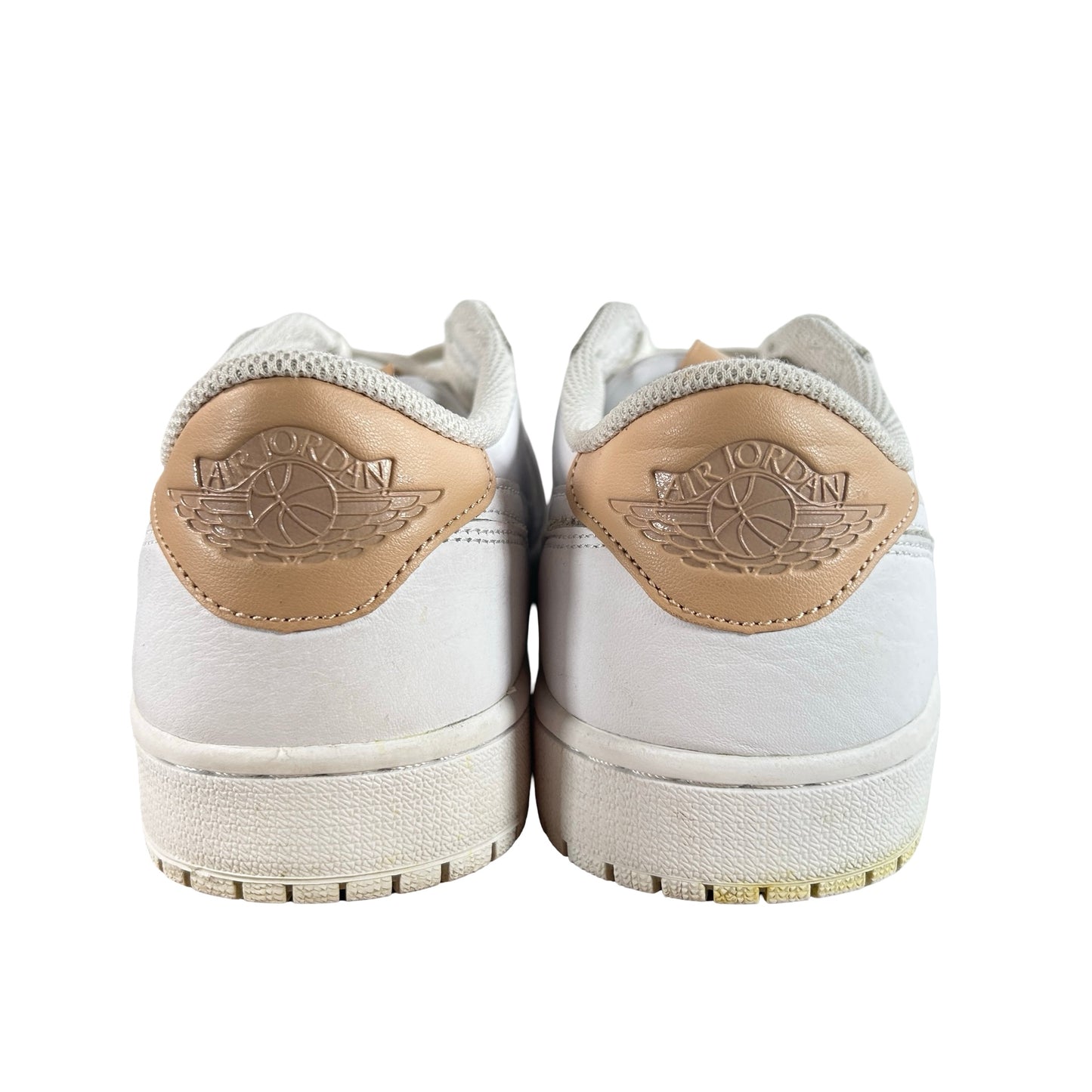 905136 100 Jordan 1 Retro Low OG White Vachetta [USED] - 8.5 M (Used)