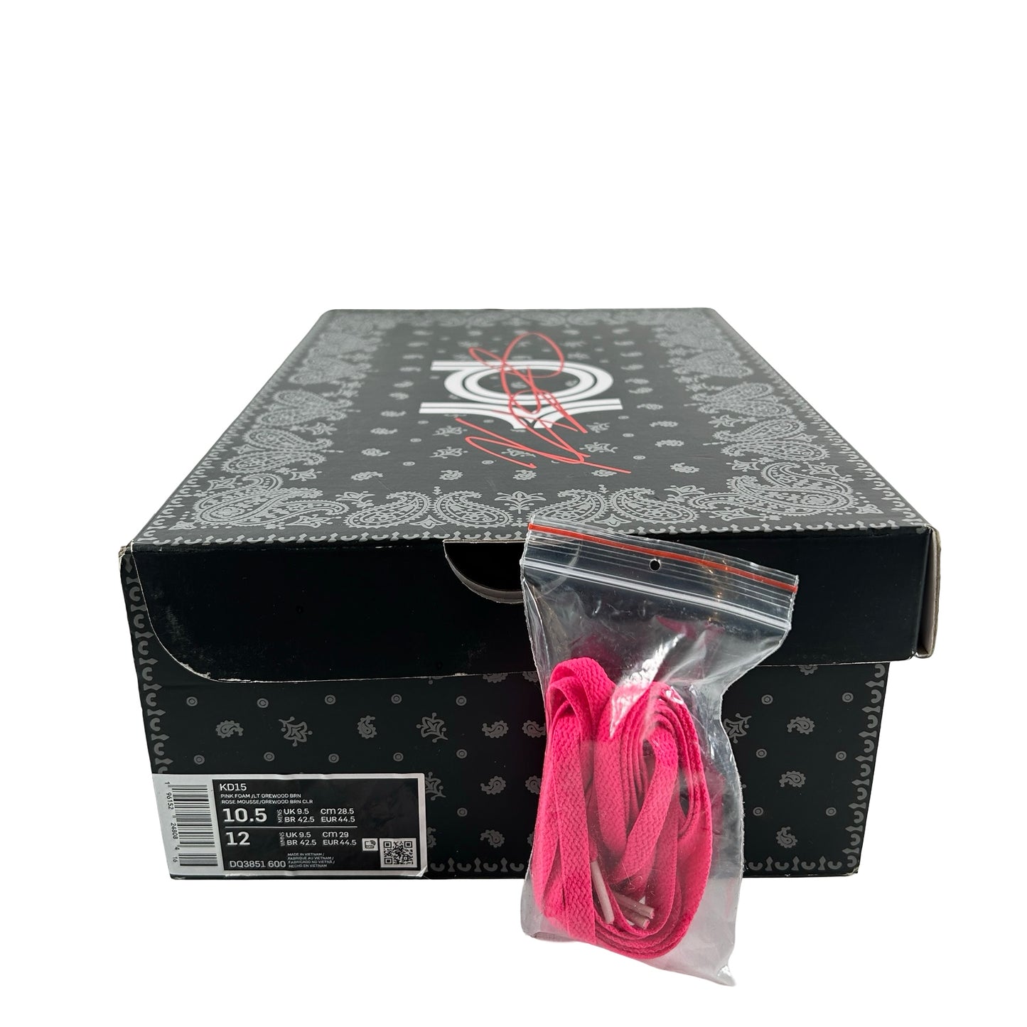 DQ3851 600 Nike KD 15 Aunt Pearl [USED] - 10.5 M (Used)