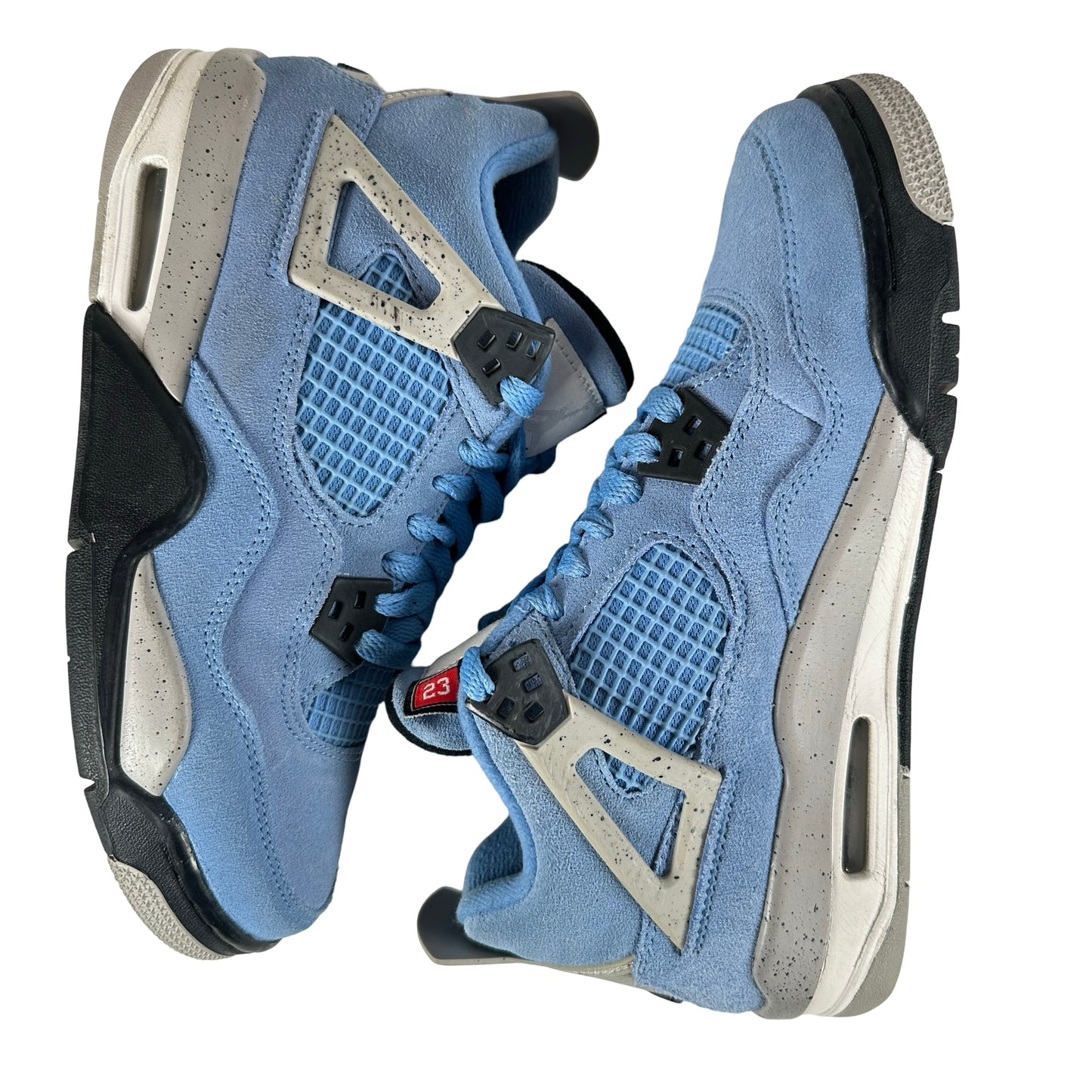 408452 400 Jordan 4 Retro University Blue (GS) [USED] - 6 Y (Used) (No Box)