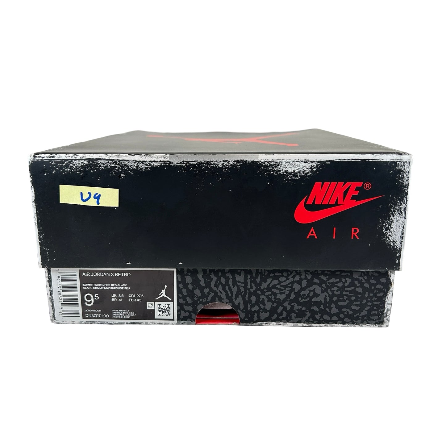 DN3707 100 Jordan 3 Retro White Cement Reimagined [USED] - 9.5 M (Used9)