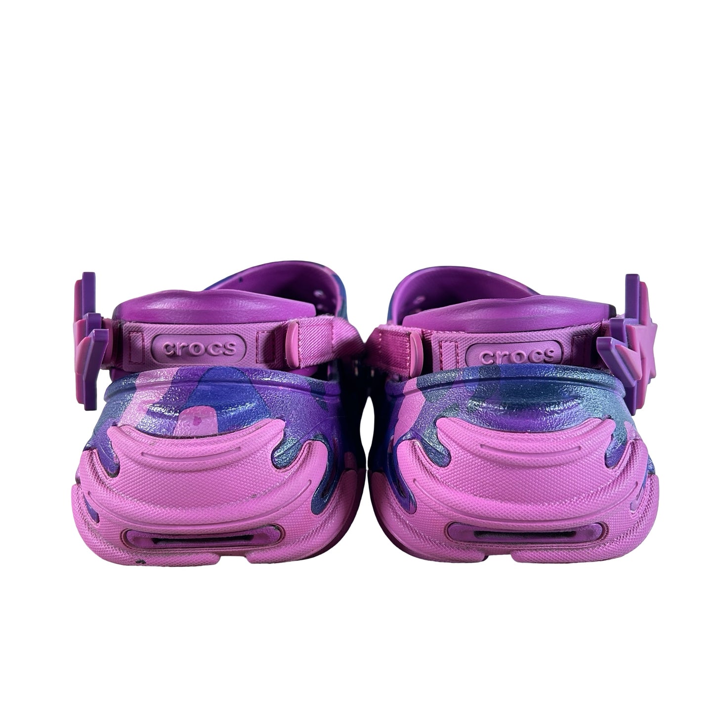 213140 5BV Crocs Echo RO Clog Bape Grapeberry Camo [USED] - 11 M (Used)