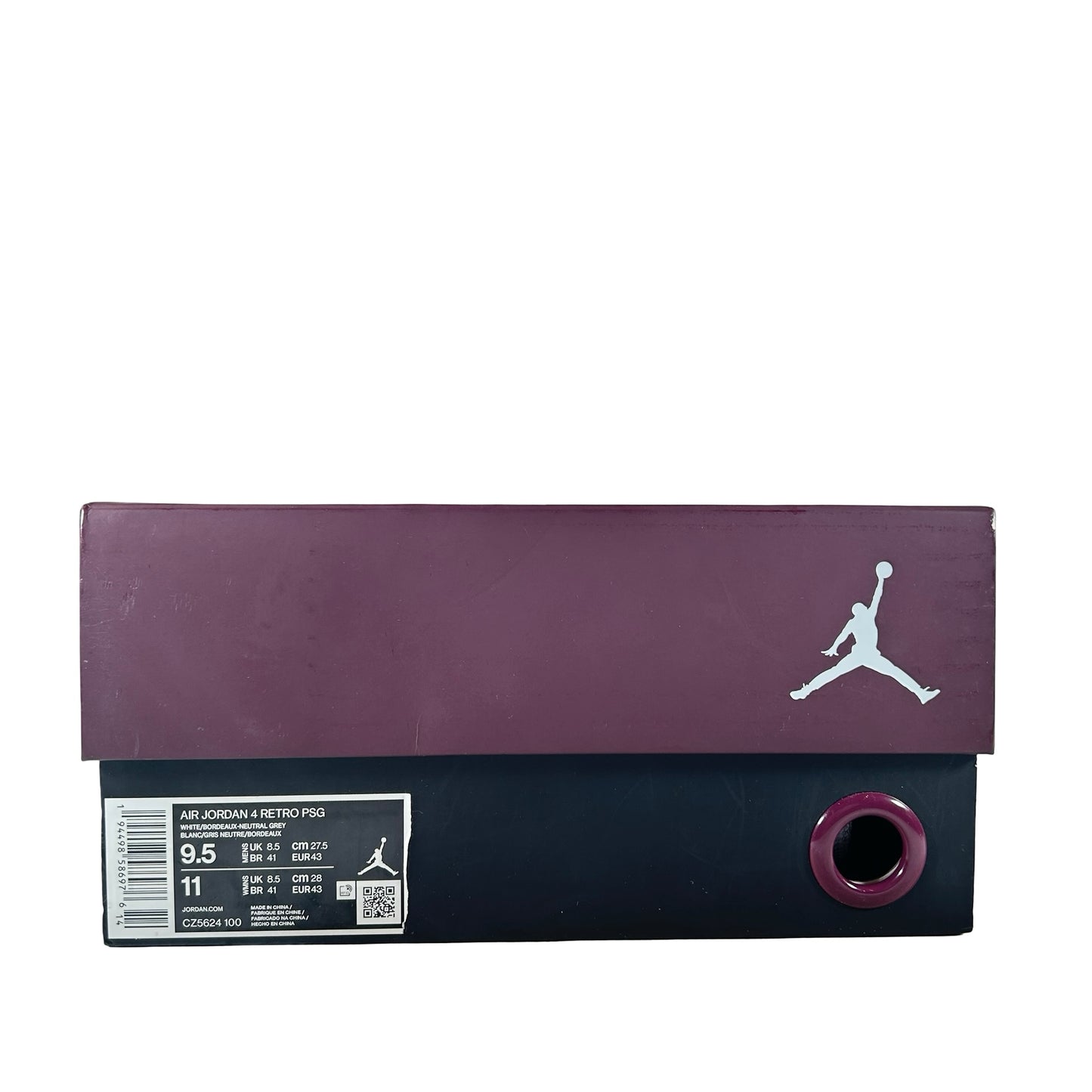 CZ5624 100 Air Jordan 4 PSG Paris Saint-Germain [USED] - 9.5 M (Used)