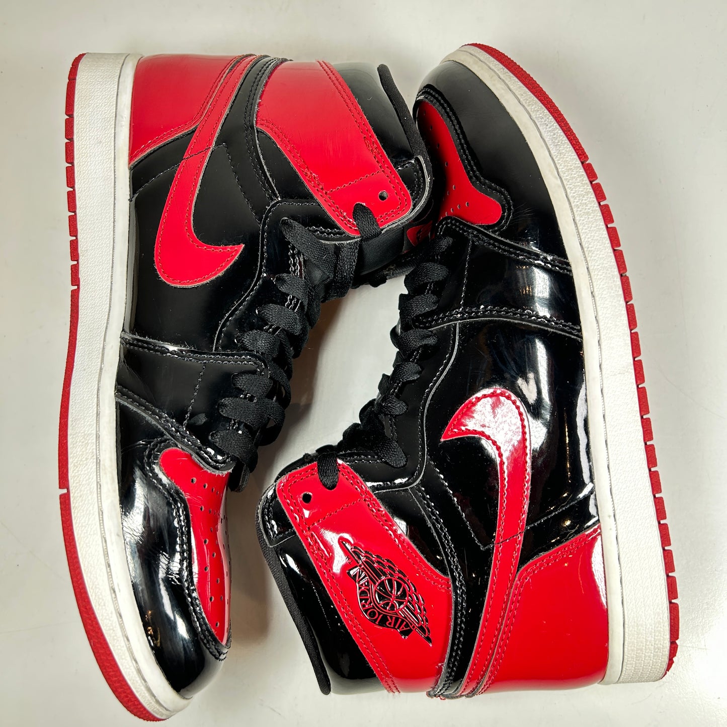 555088 063 Jordan 1 Retro High OG Patent Bred [USED] - 10 M (Used2)