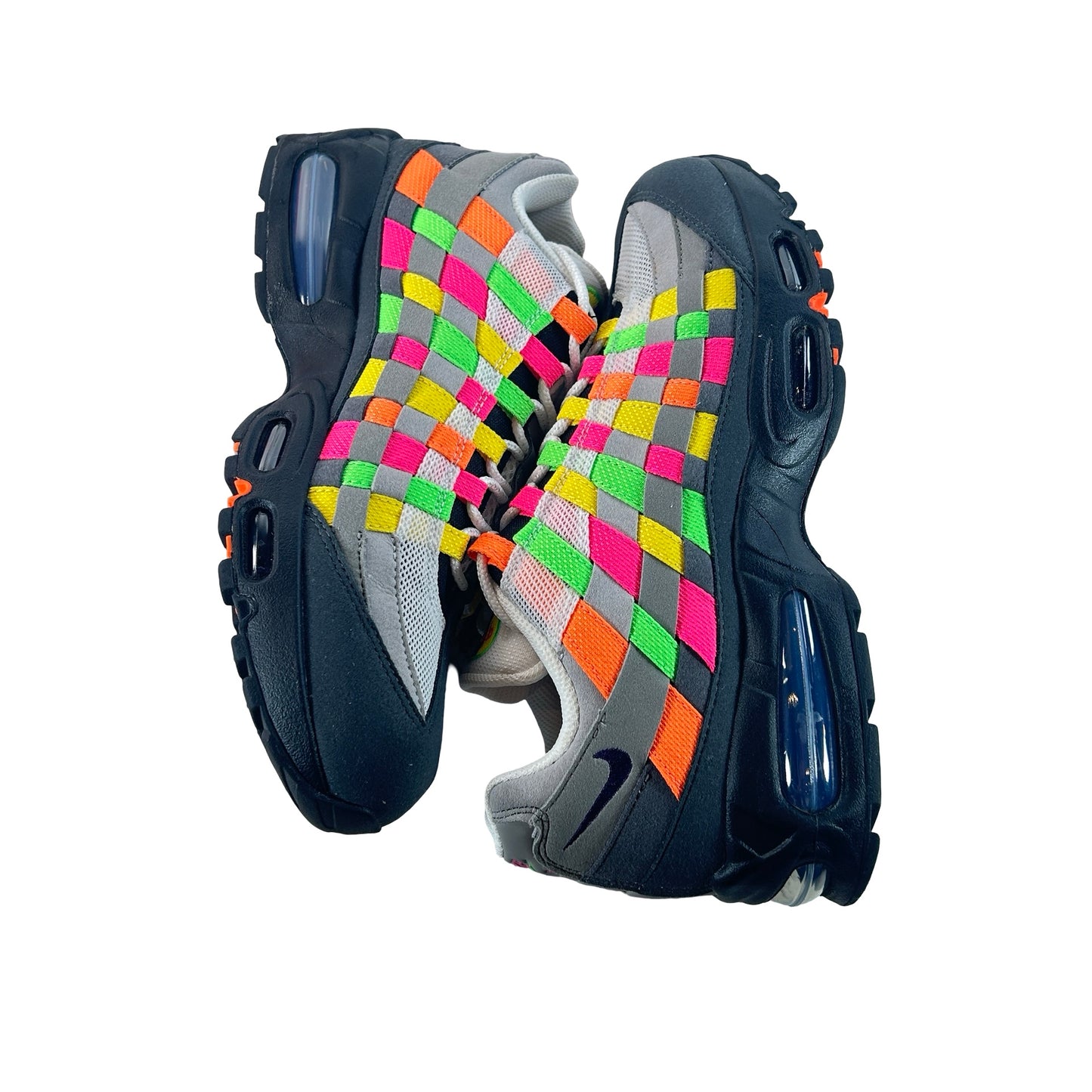 IB3695 100 Nike Air Max 95 Big Bubble Woven Multi [USED] - 9.5 M (Used)