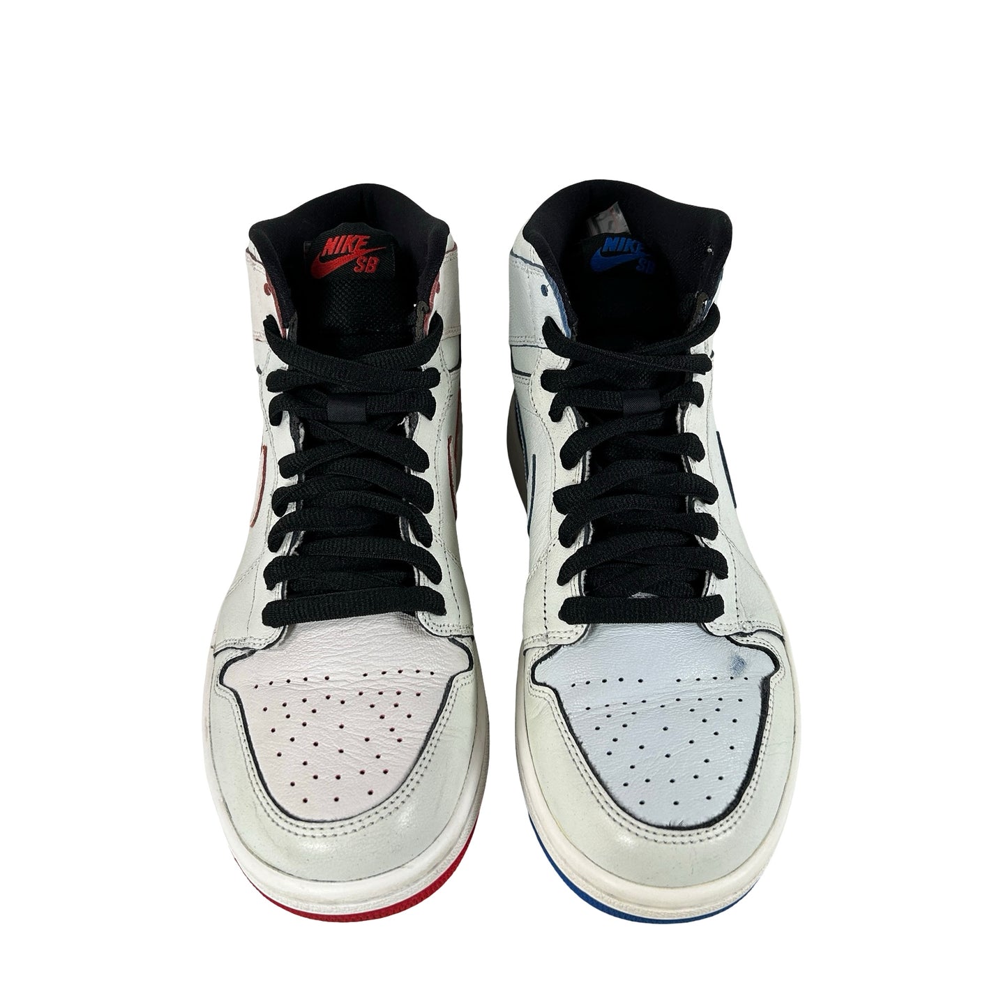 653532 100 Jordan 1 SB Lance Mountain White [USED] - 8.5 M (Used)