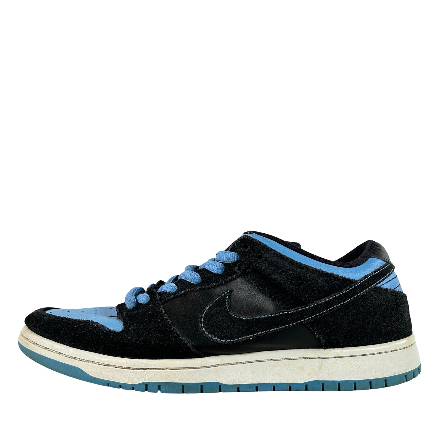 304292 048 Nike SB Dunk Low Black University Blue [USED] - 11 M (Used) (No Box)