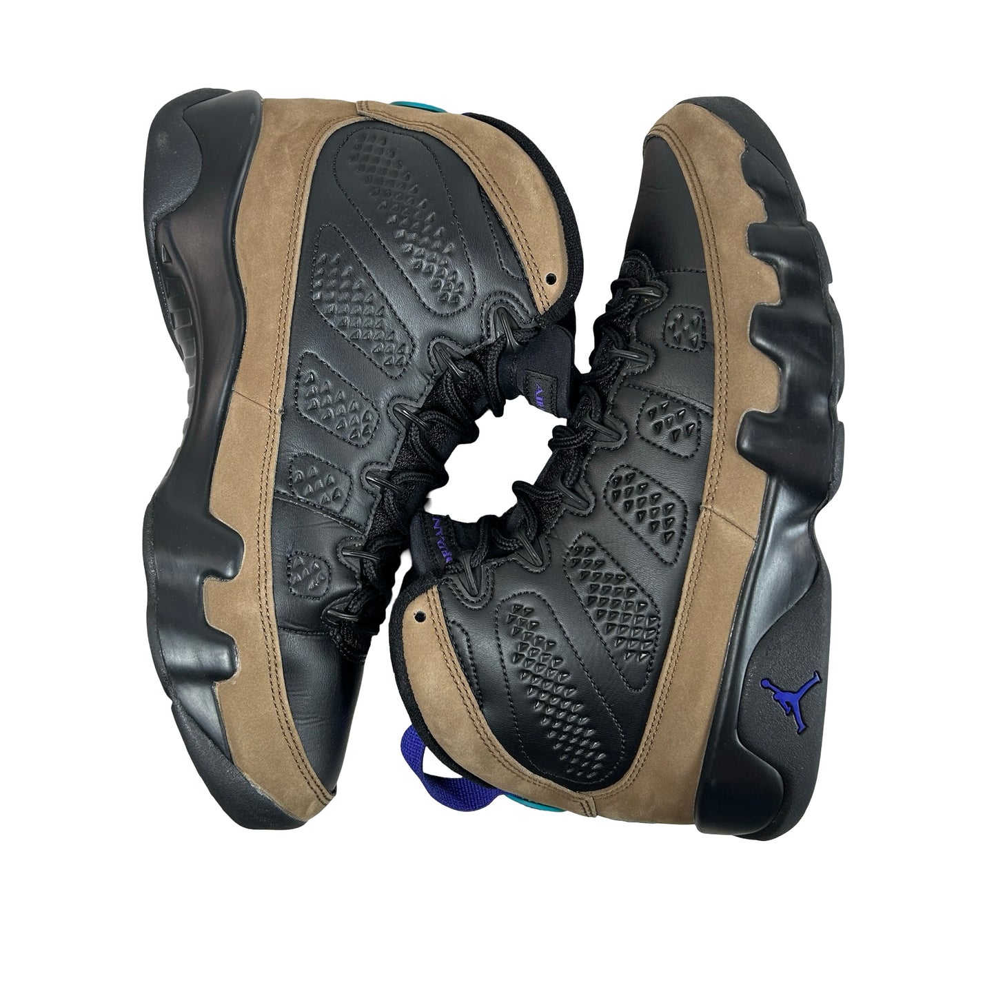 CT8019 034 Jordan 9 Retro Light Olive Concord [USED] - 8.5 (Used)