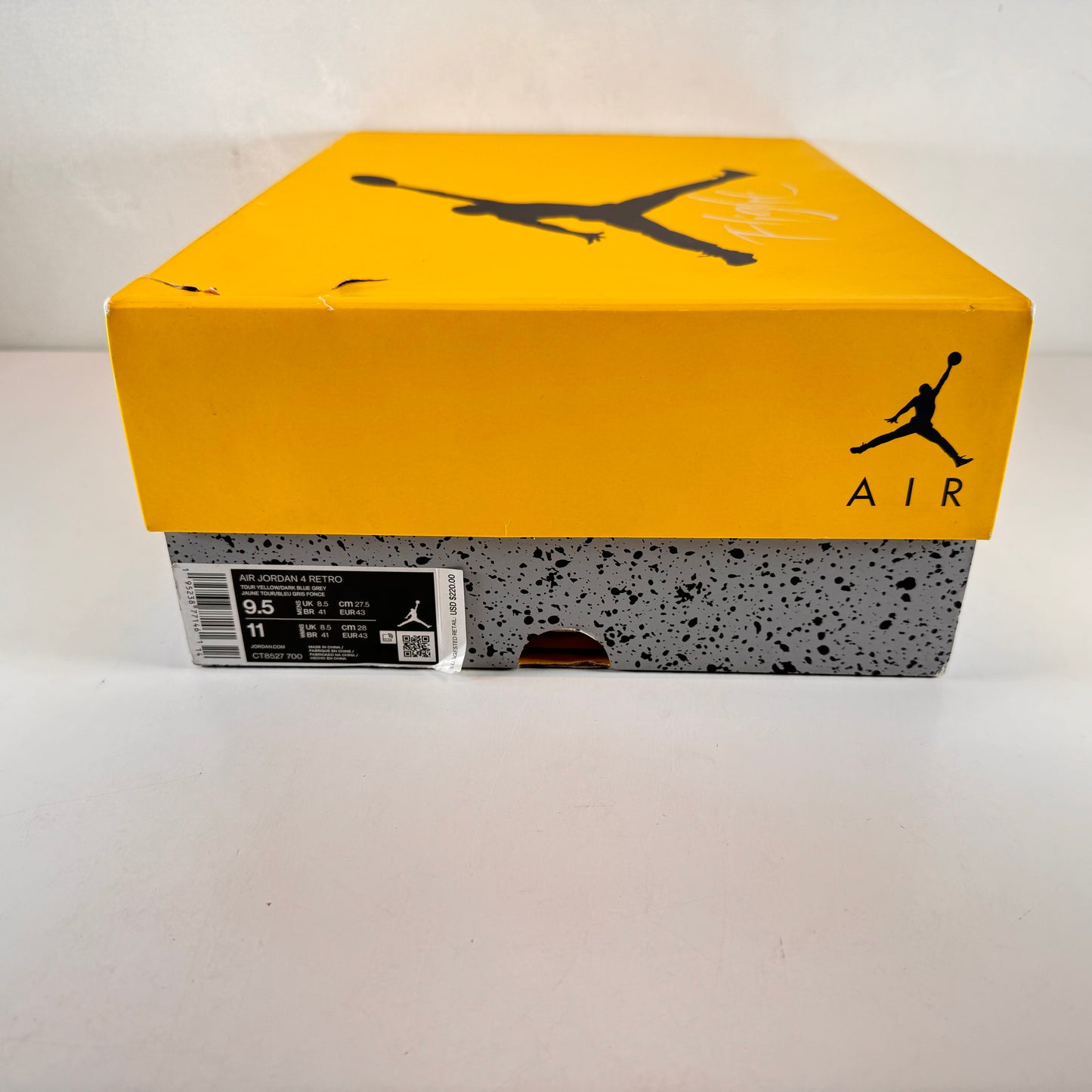 CT8527 700 Jordan 4 Retro Lightning (2021) [USED] - 9.5 M (Used3)