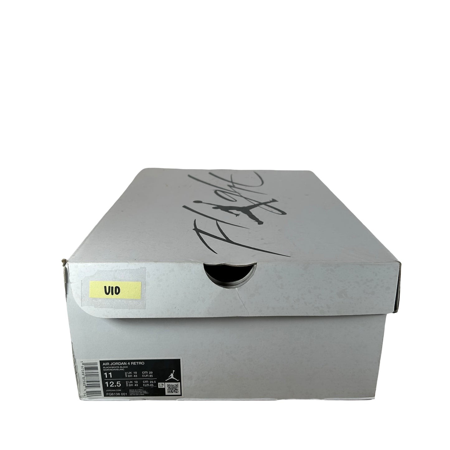 FQ8138 001 Jordan 4 Retro White Thunder [USED] - 11 M (Used10)