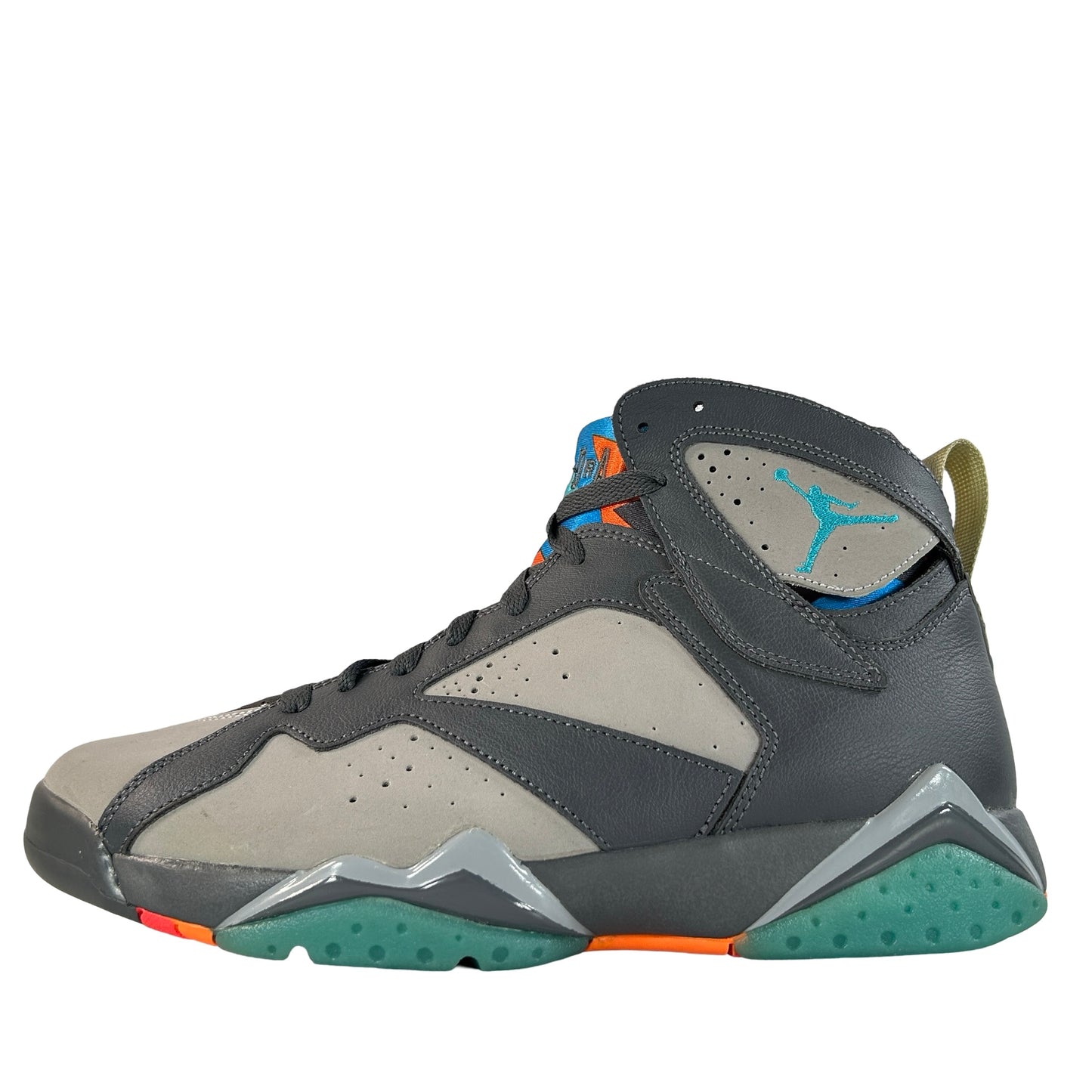 304775 016 Jordan 7 Retro Barcelona Days 2015 [CONDITIONAL] - 8.5 M (Yellowing) (Scratch on Left Shoe)