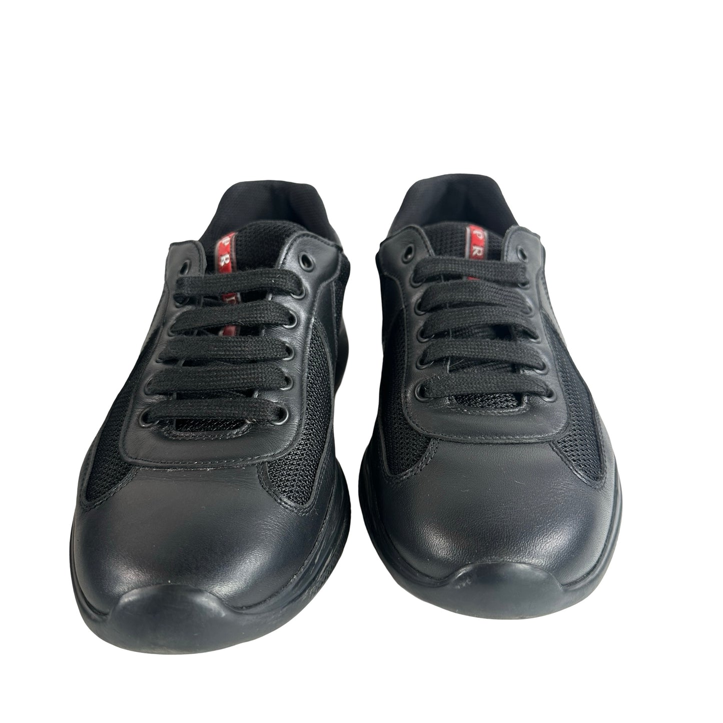 4E3400 6GW F0002 Prada Men's America's Cup Sneakers Black [USED] - 5 (Used)