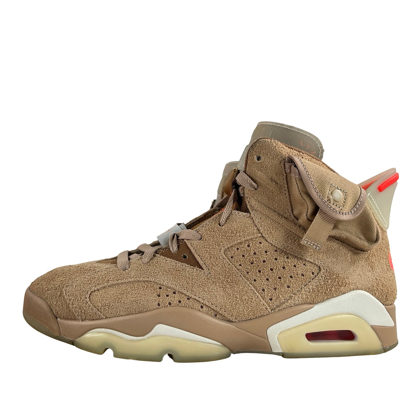 DH0690 200 Jordan 6 Retro Travis Scott British Khaki [USED] - 9 M (Used10)