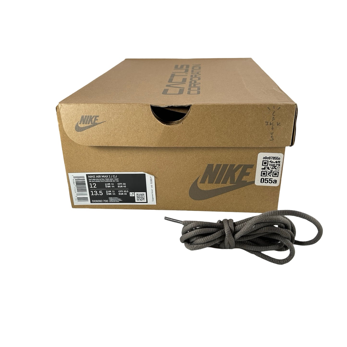 DO9392 700 Nike Air Max 1 Travis Scott Cactus Jack Saturn Gold [USED] - 12 M (Used)