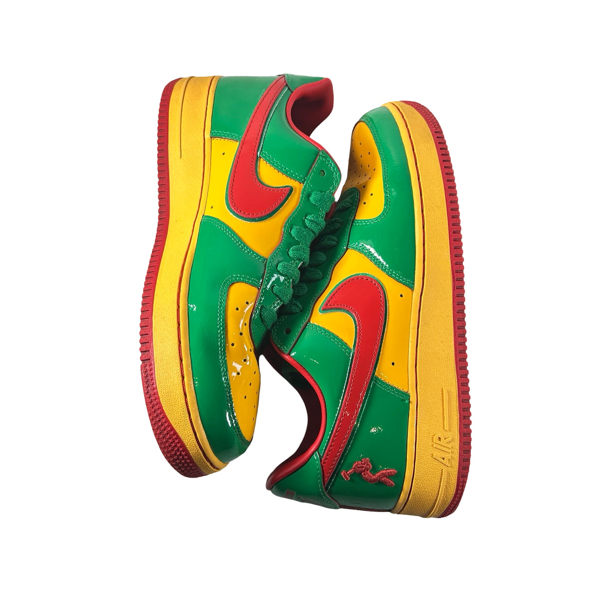 IH4383 300 Nike Air Force 1 Low Lil Yachty Concrete Boys Lucky Green [USED] - 9.5 M (Used4)