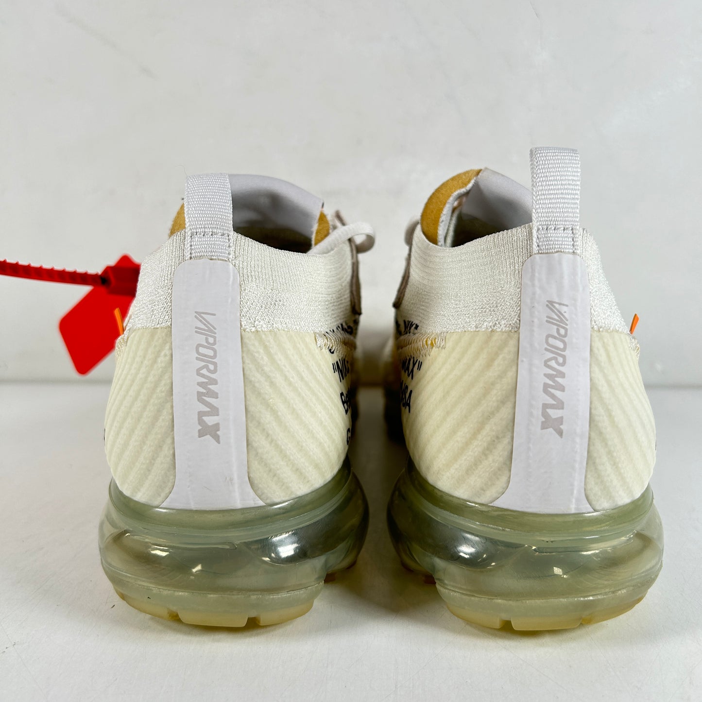 AA3831 100 Vapormax Off-White White [USED] - 10 M (Used)