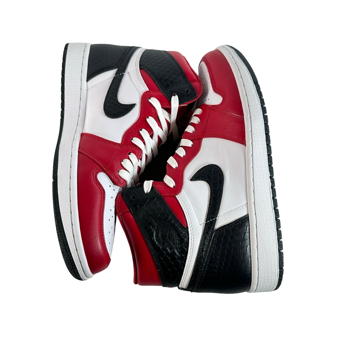CD0461 601 Jordan 1 Retro High Satin Snake Chicago (Women's) [USED] - 10 W (Used) (Replace Box)