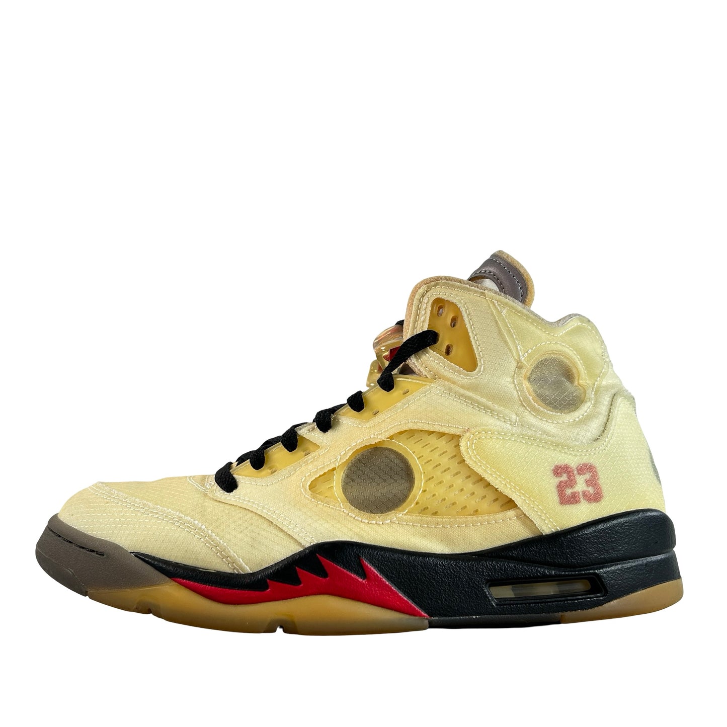 DH8565 100 Jordan 5 Retro Off-White Sail [USED] - 10.5 M (Used8)
