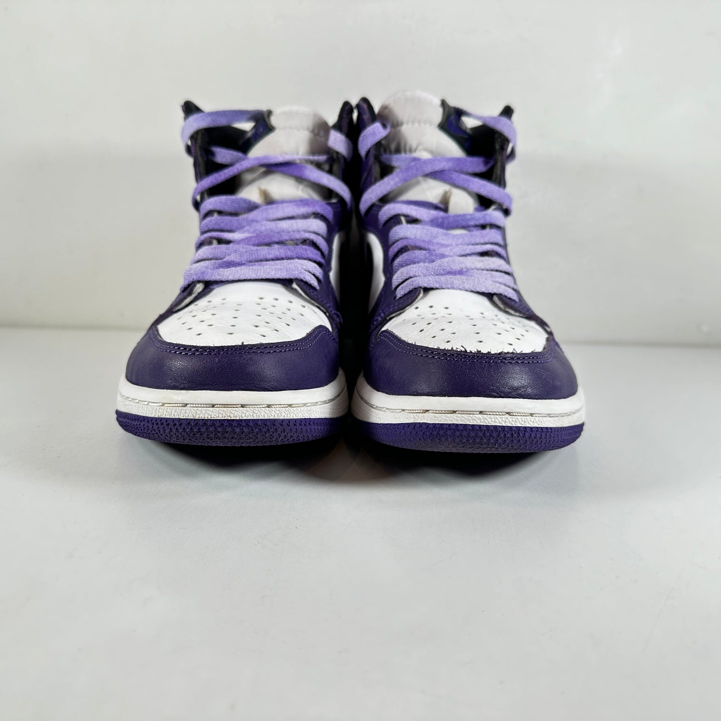 555088 500 Jordan 1 Court Purple [USED] - 9 M (Used) (Replace Box)