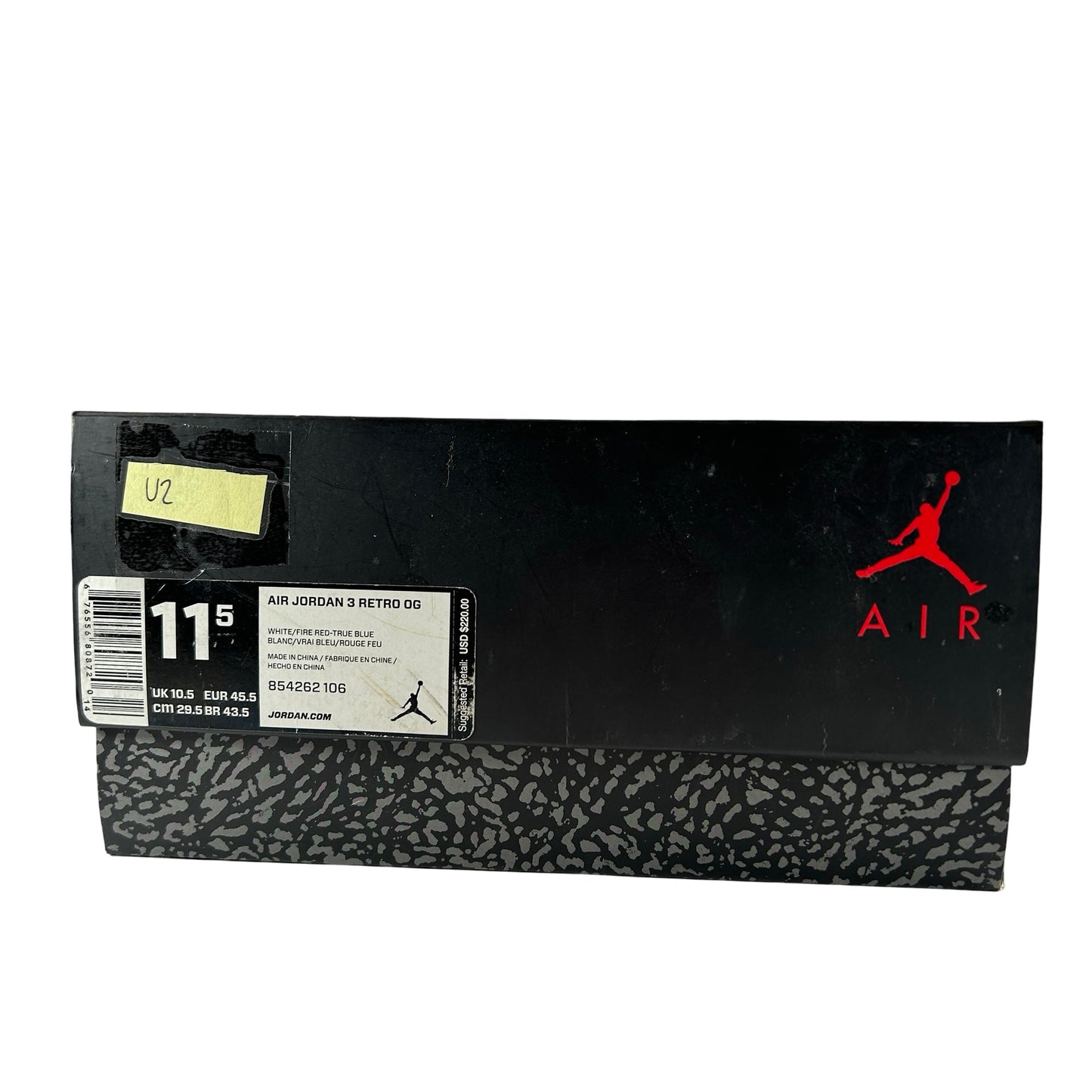 854262 106 Jordan 3 Retro True Blue (2016) [USED] - 11.5 M (Used2)