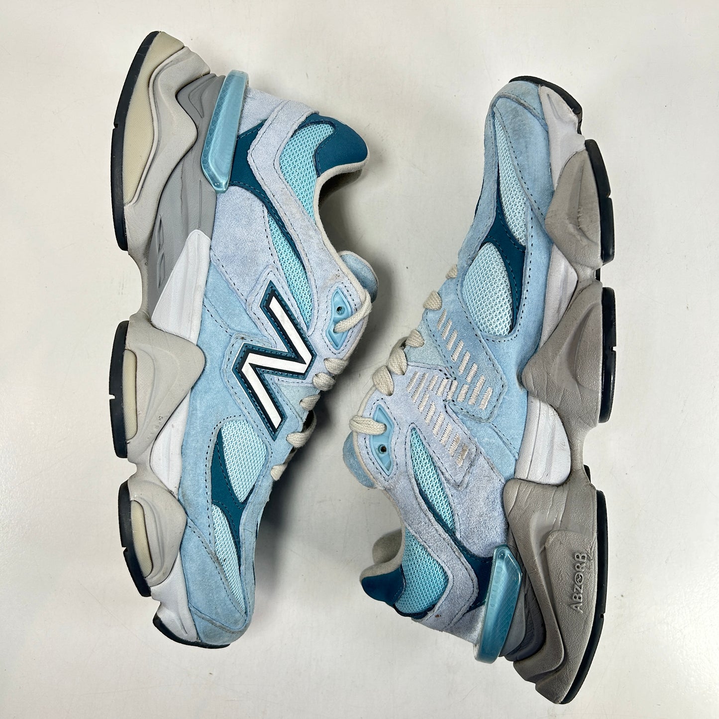 U9060EED New Balance 9060 Chrome Blue [USED] - 6.5 M (Used) (No Box)